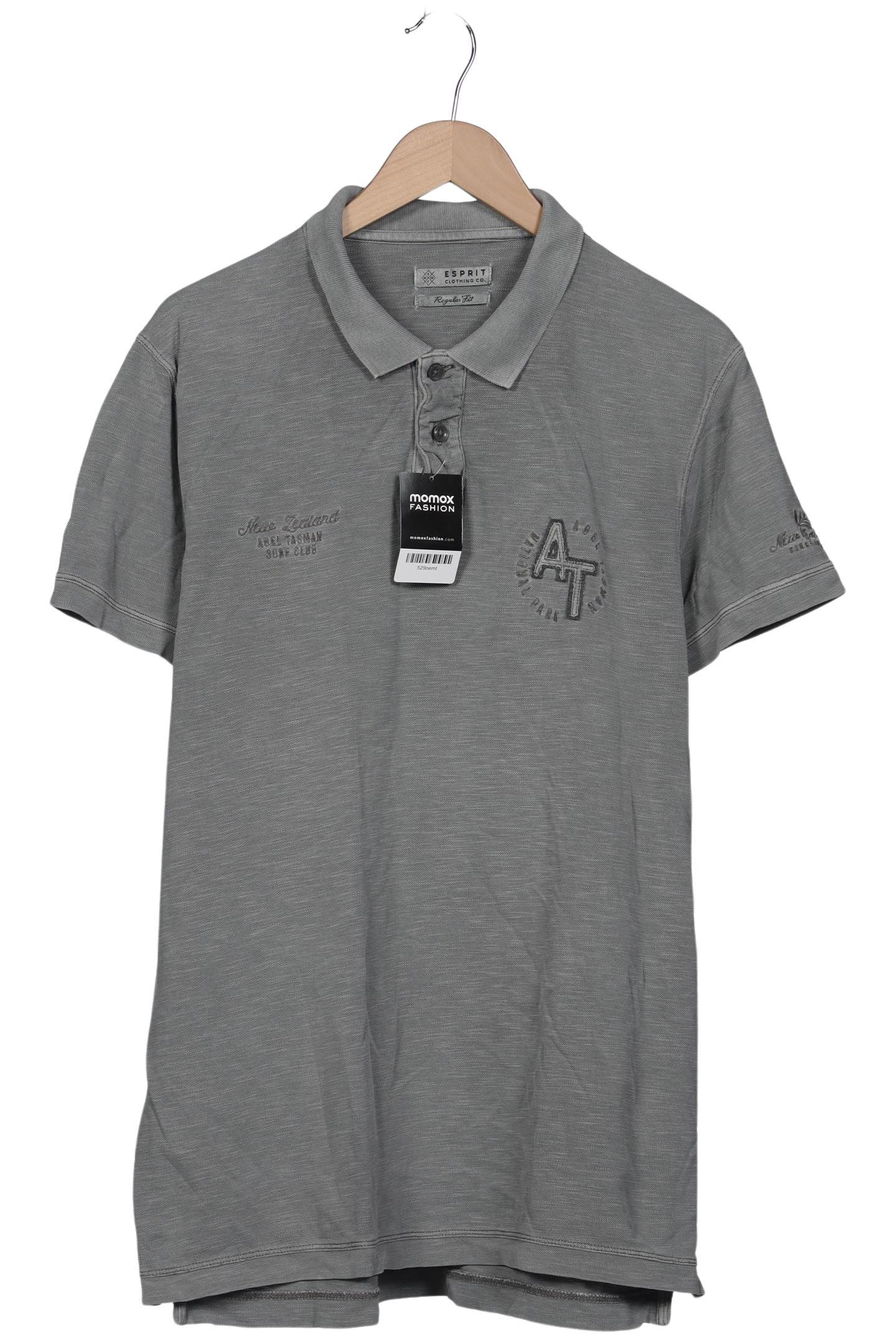 

Esprit Herren Poloshirt, grau, Gr. 54