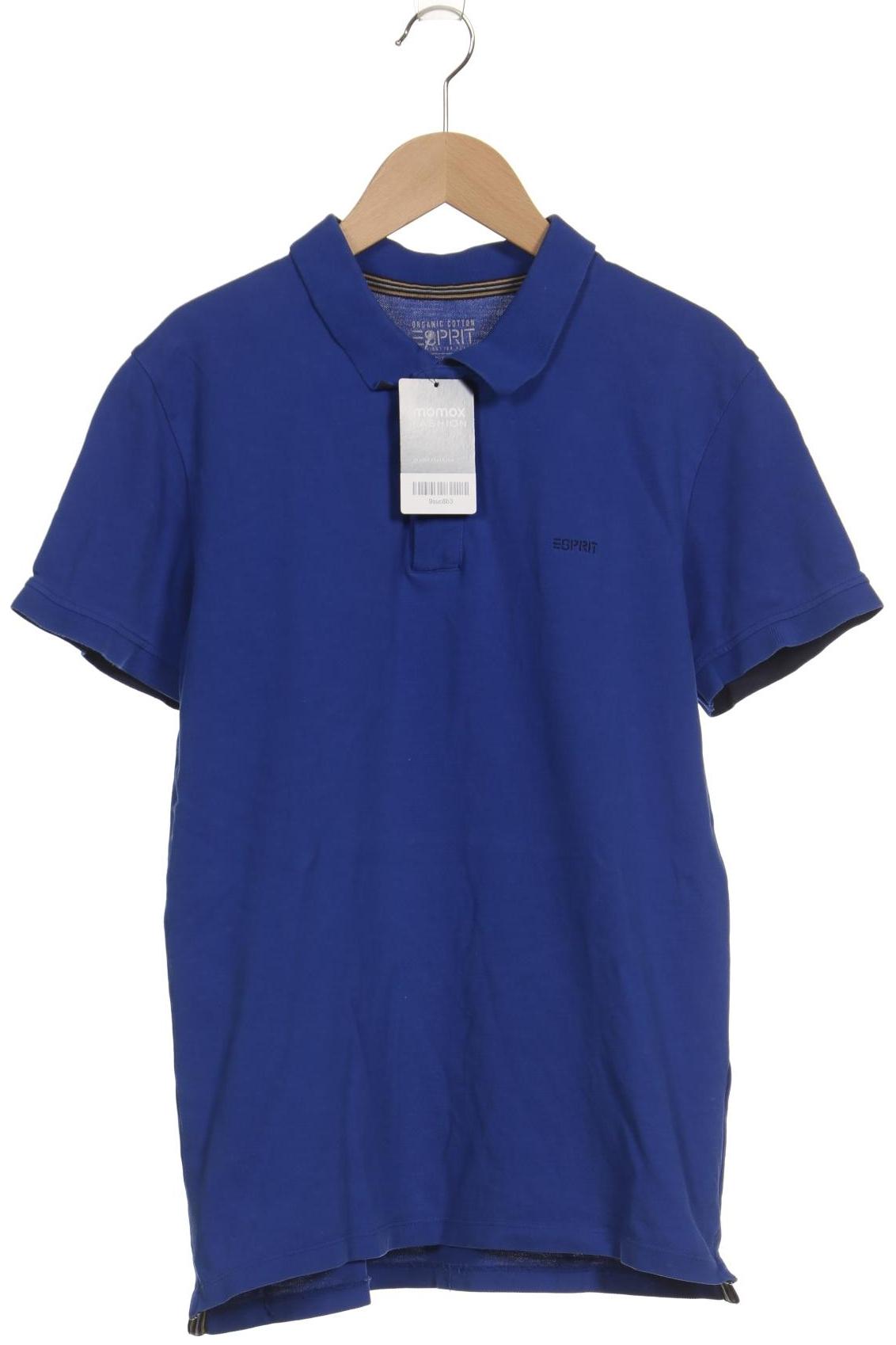 

Esprit Herren Poloshirt, blau, Gr. 48