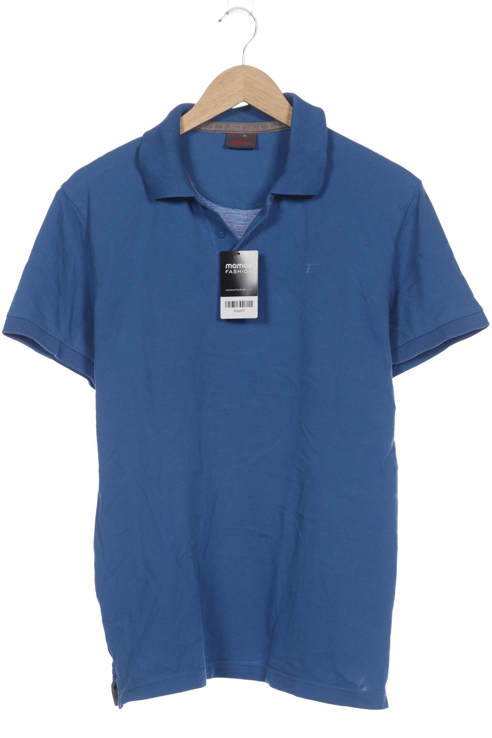 

Esprit Herren Poloshirt, blau, Gr. 54