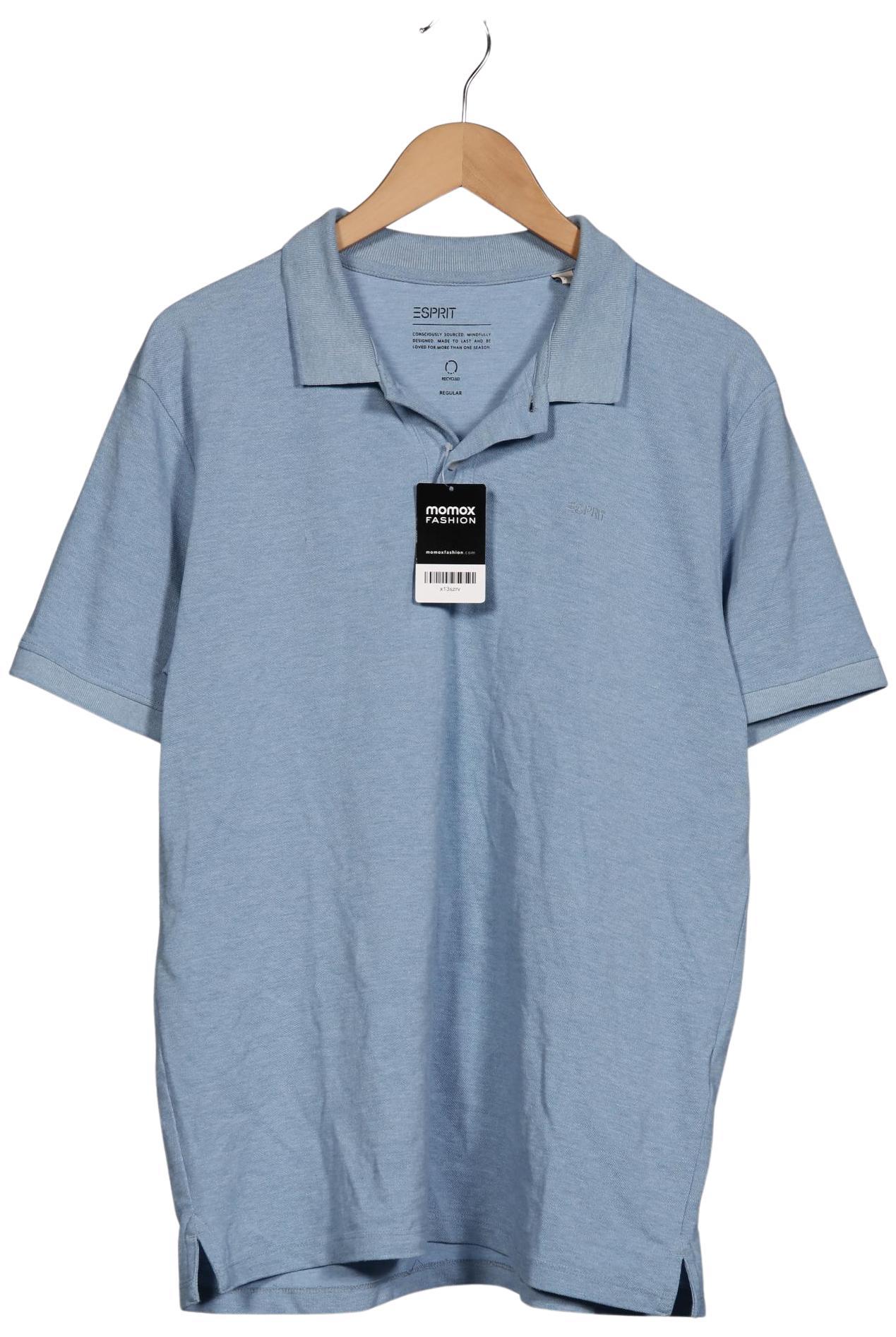 

Esprit Herren Poloshirt, hellblau, Gr. 52