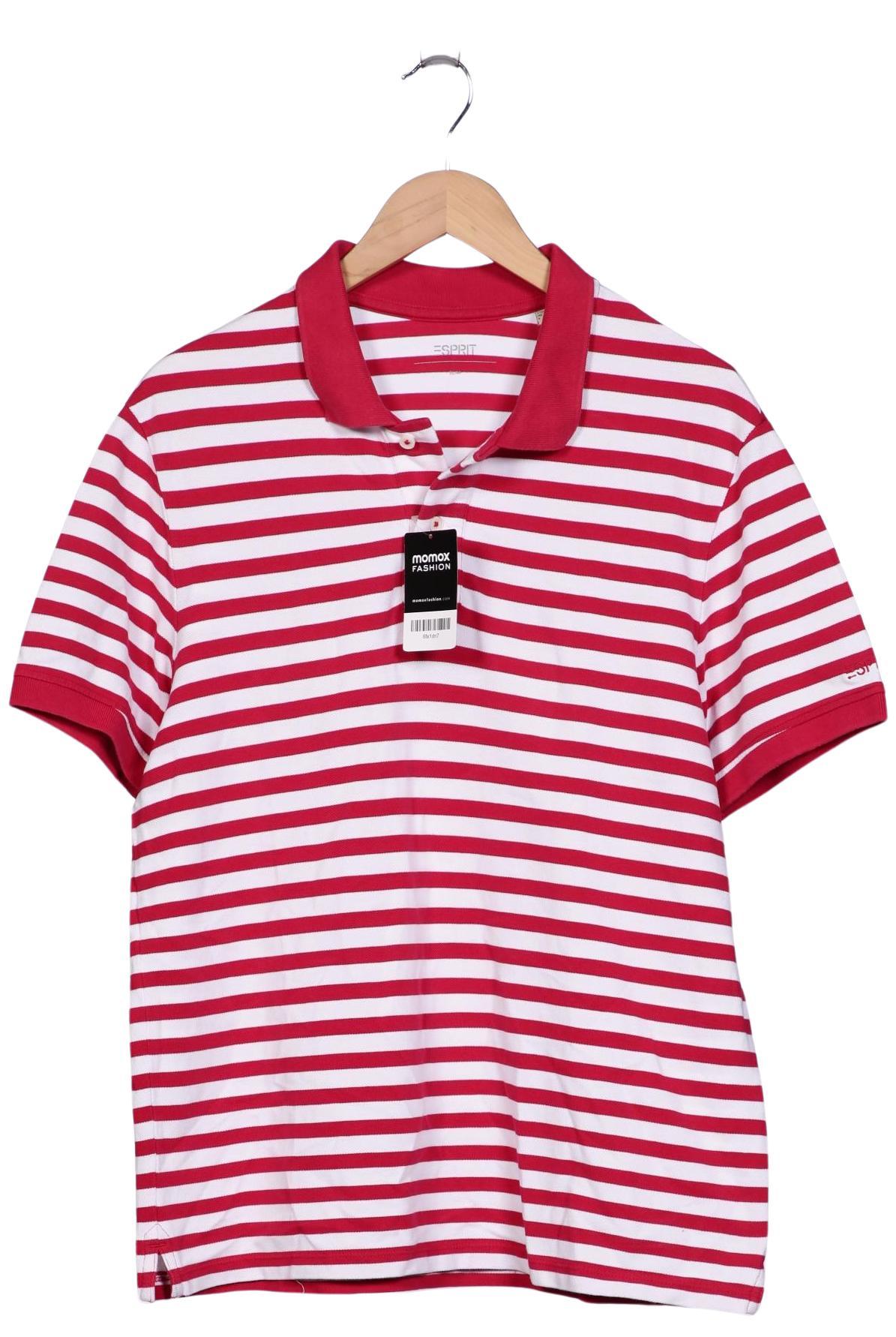 

Esprit Herren Poloshirt, pink, Gr. 52