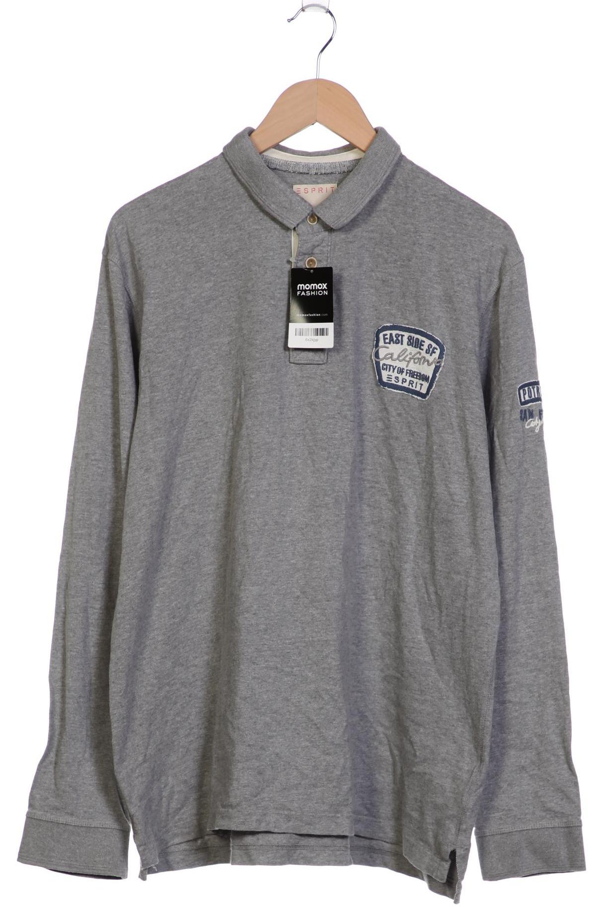 

Esprit Herren Poloshirt, grau, Gr. 54