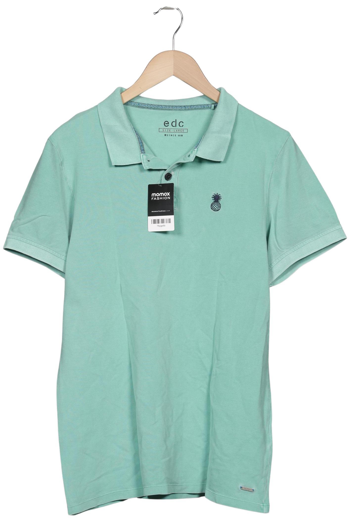 

Esprit Herren Poloshirt, türkis, Gr. 52
