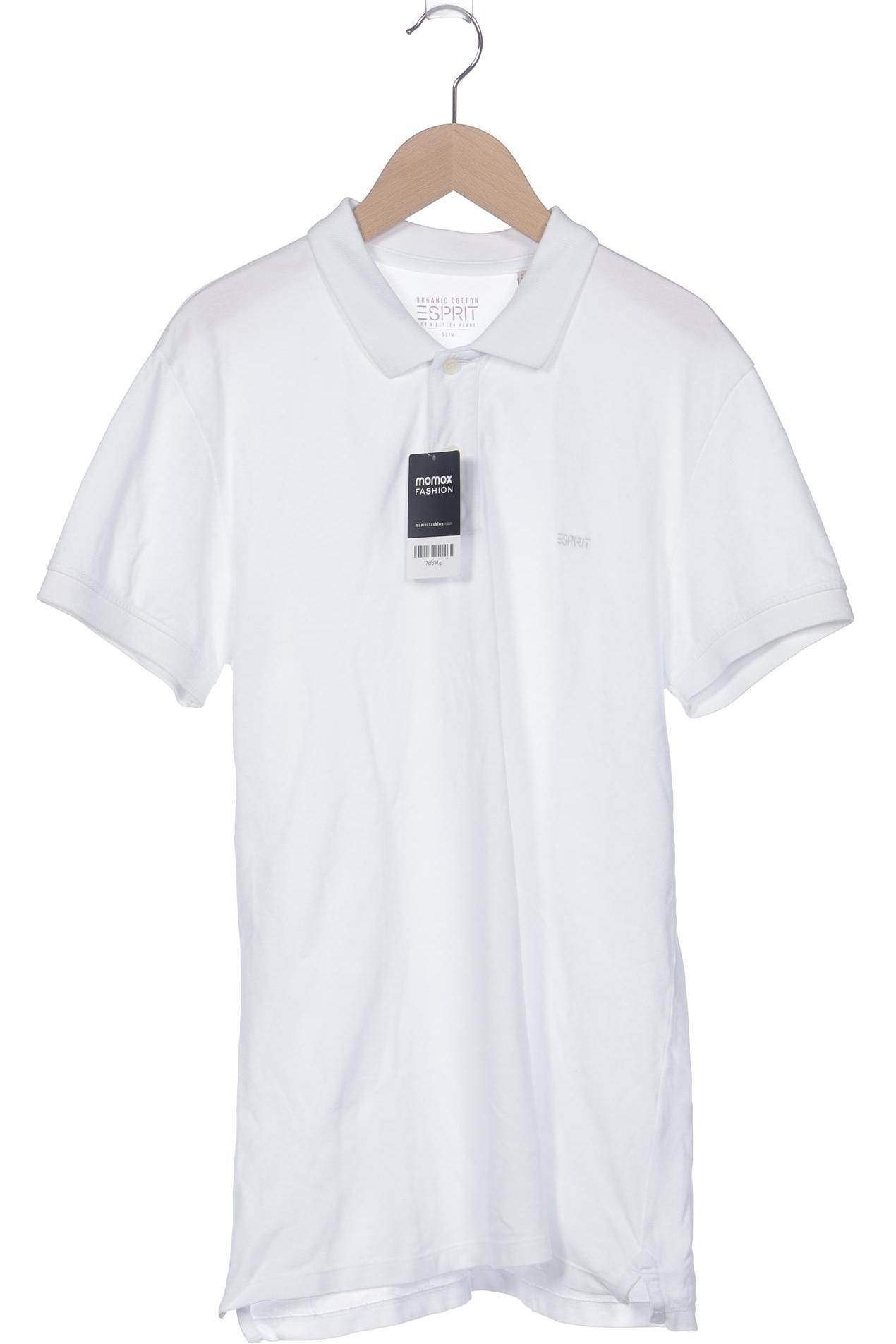

Esprit Herren Poloshirt, weiß, Gr. 48