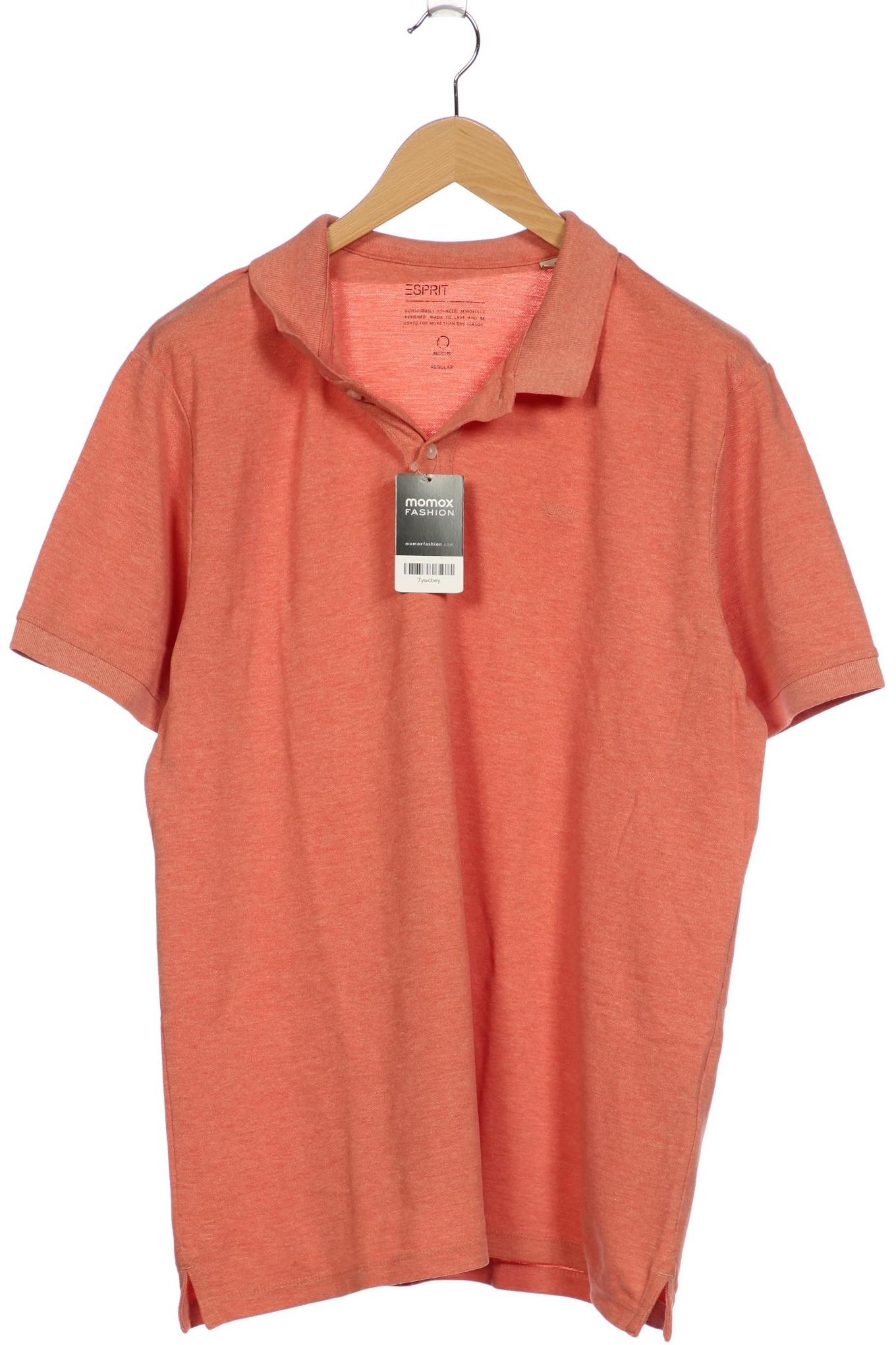

Esprit Herren Poloshirt, orange, Gr. 54