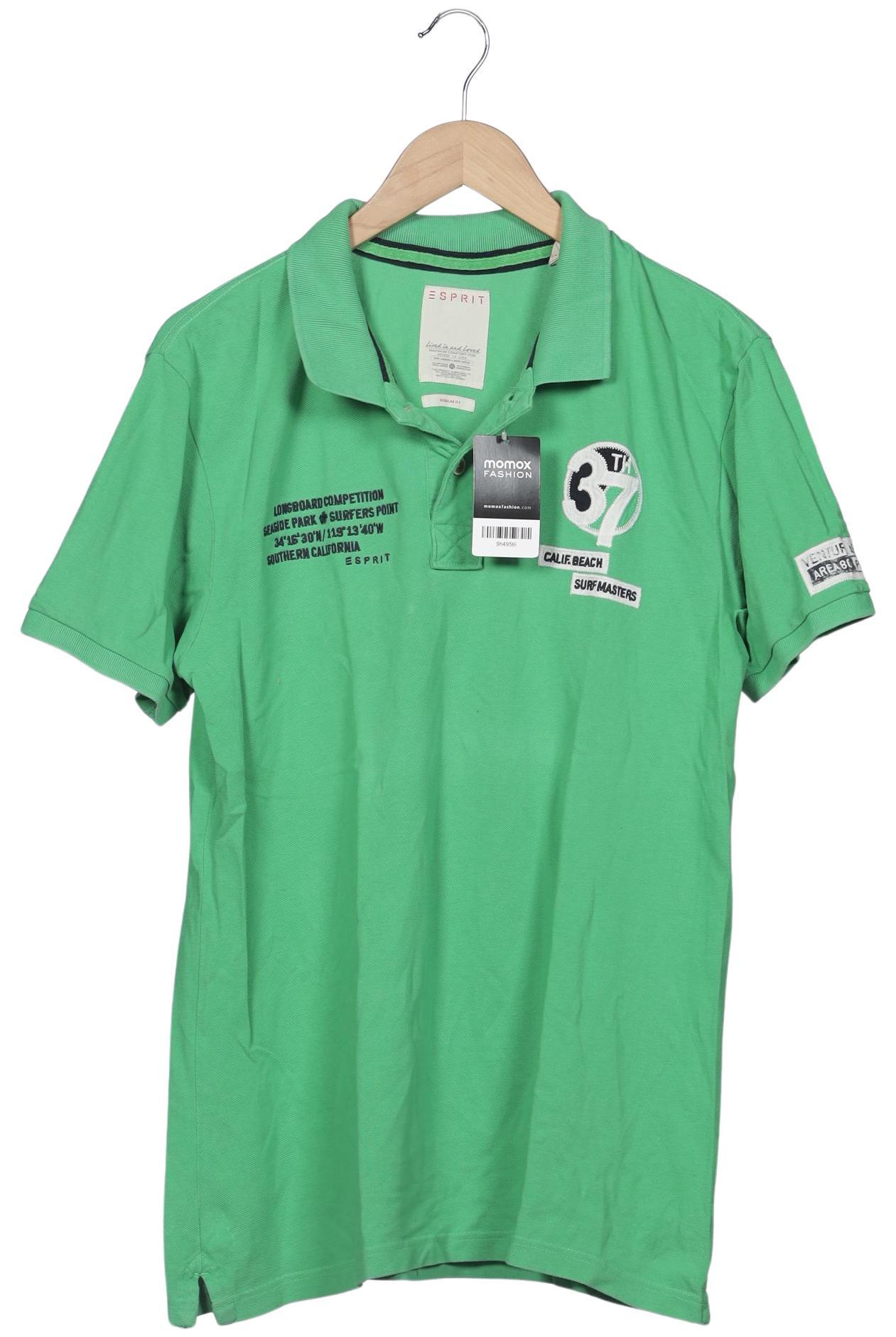 

Esprit Herren Poloshirt, grün, Gr. 52