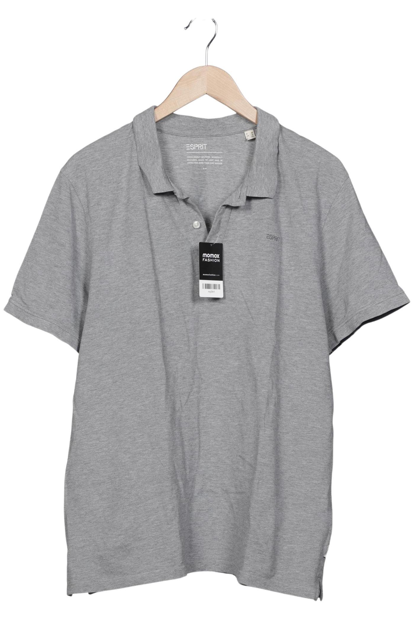 

Esprit Herren Poloshirt, grau, Gr. 54