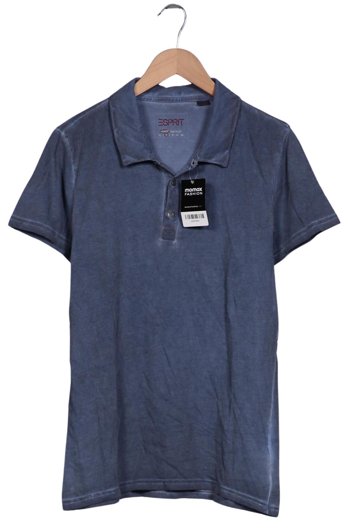

Esprit Herren Poloshirt, blau, Gr. 48