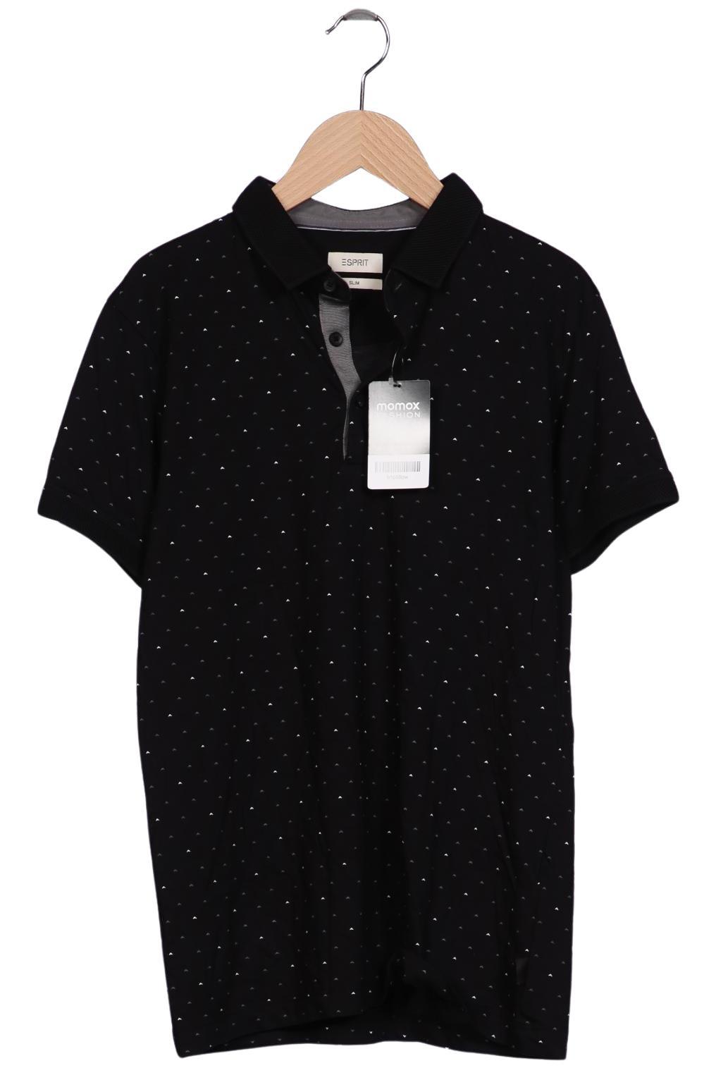 

Esprit Herren Poloshirt, schwarz, Gr. 46