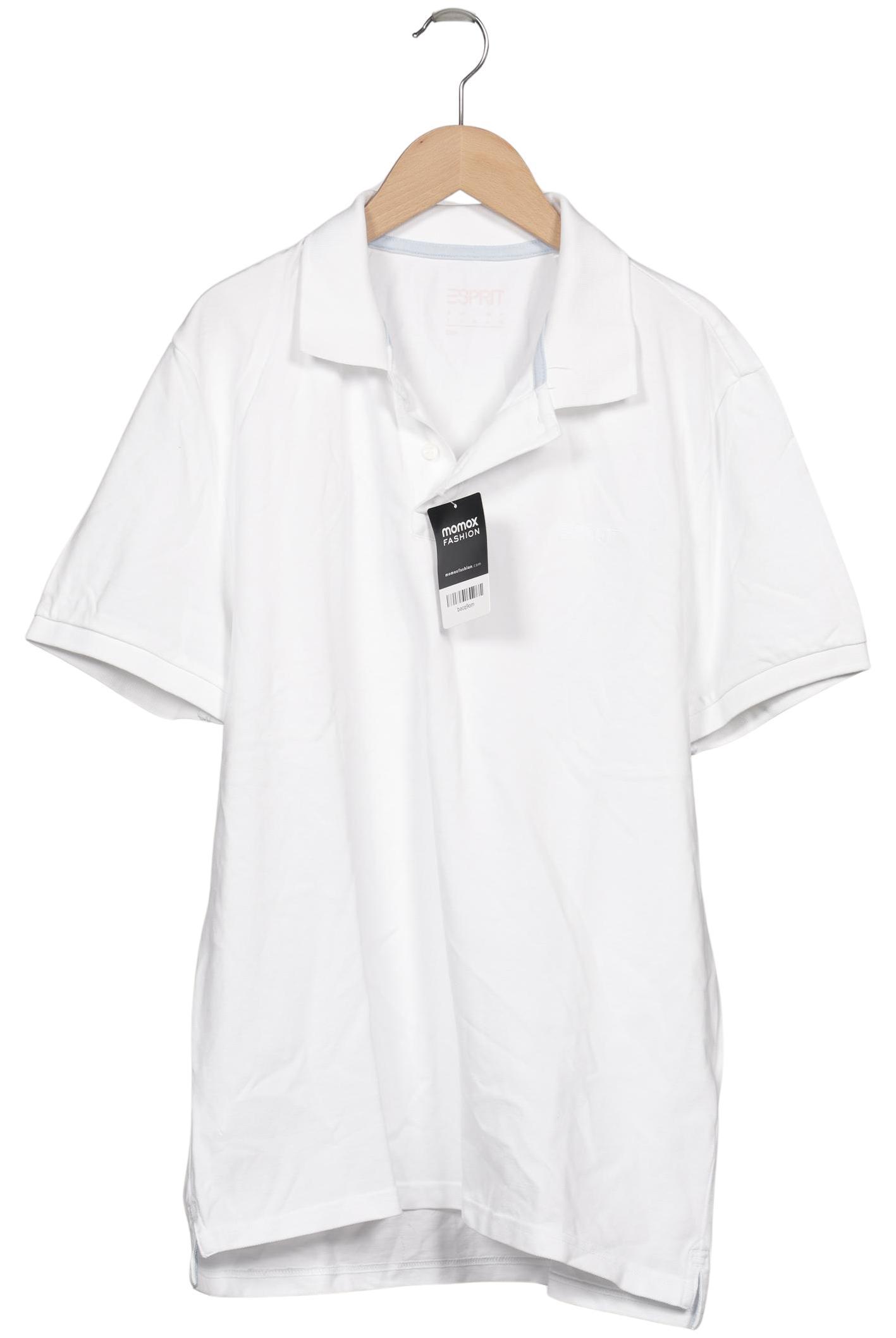 

Esprit Herren Poloshirt, weiß, Gr. 52
