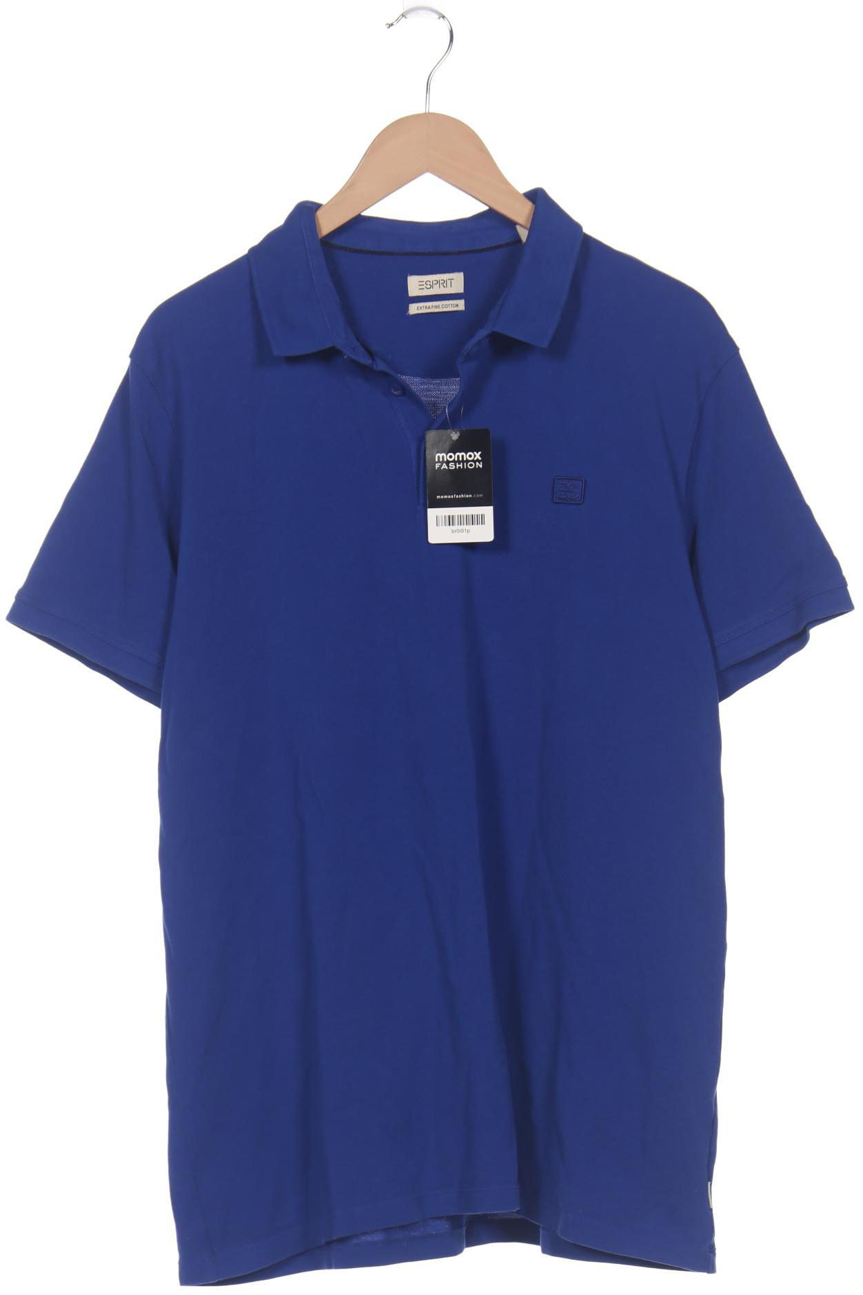 

Esprit Herren Poloshirt, blau, Gr. 56