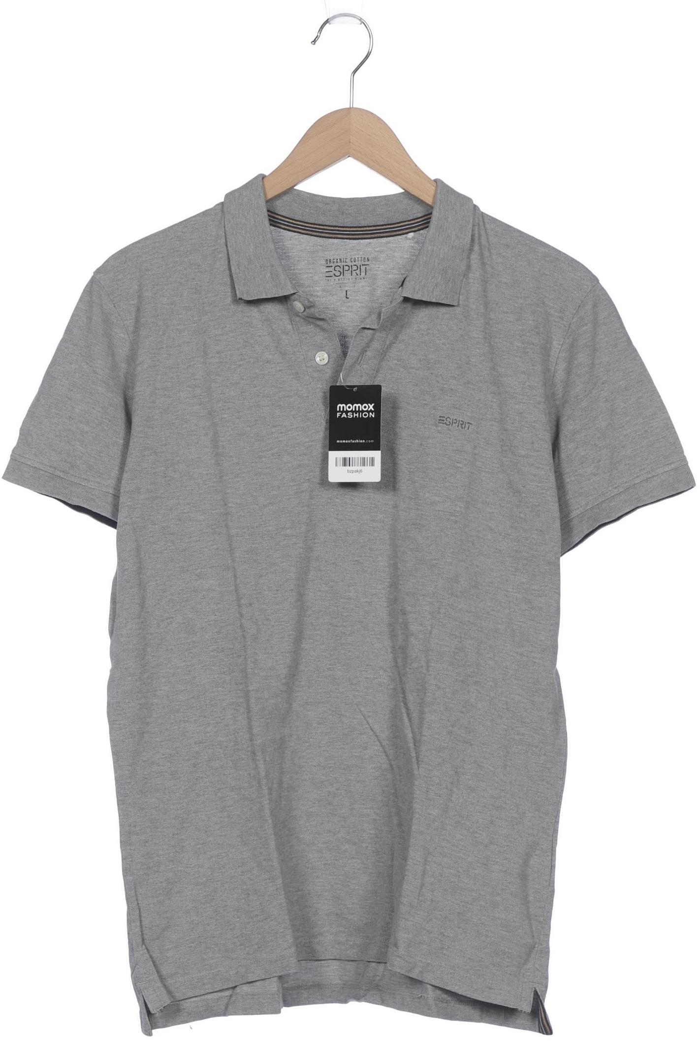 

Esprit Herren Poloshirt, grau, Gr. 52