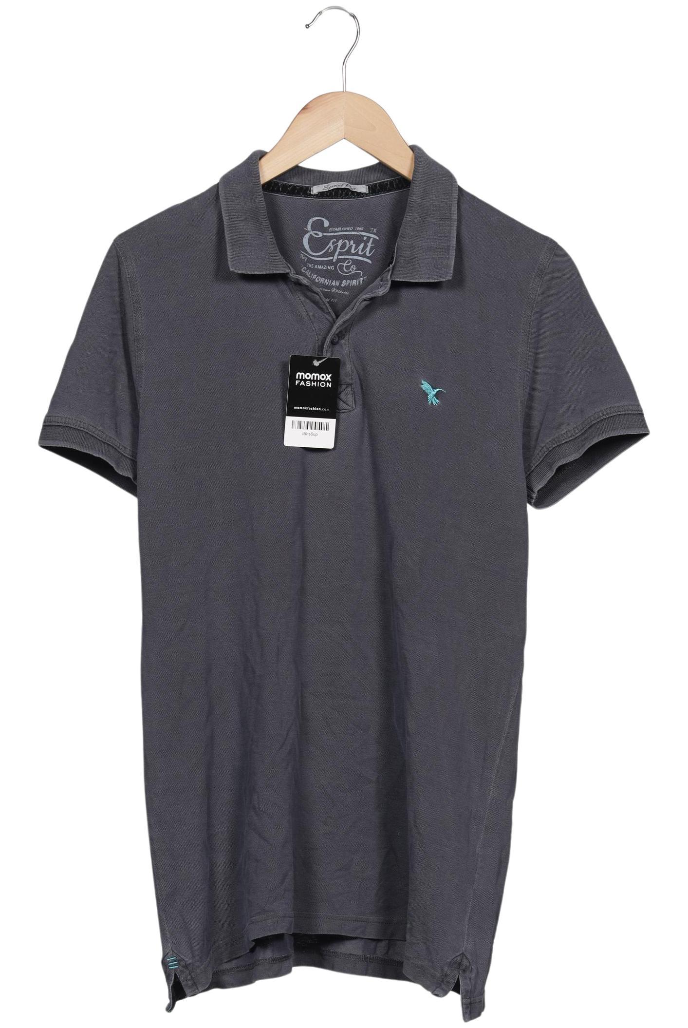 

Esprit Herren Poloshirt, grau, Gr. 48