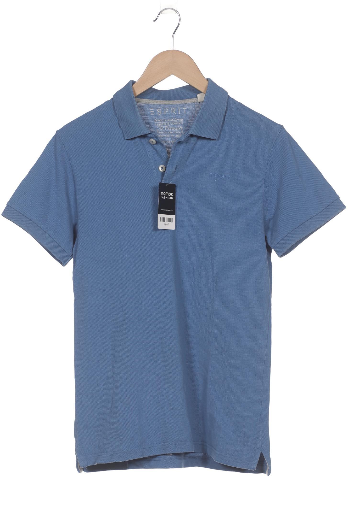 

Esprit Herren Poloshirt, blau, Gr. 46