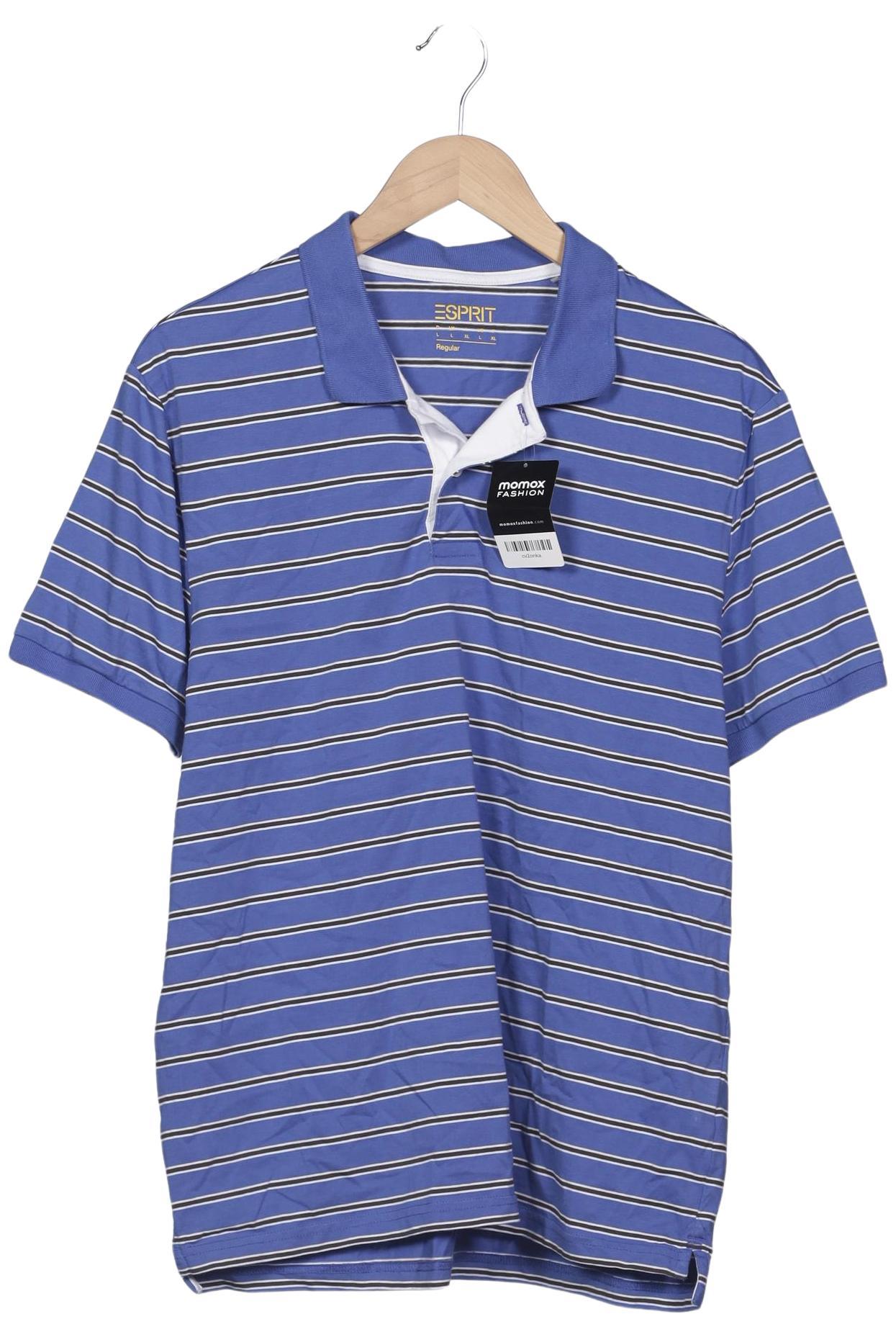 

Esprit Herren Poloshirt, blau, Gr. 52