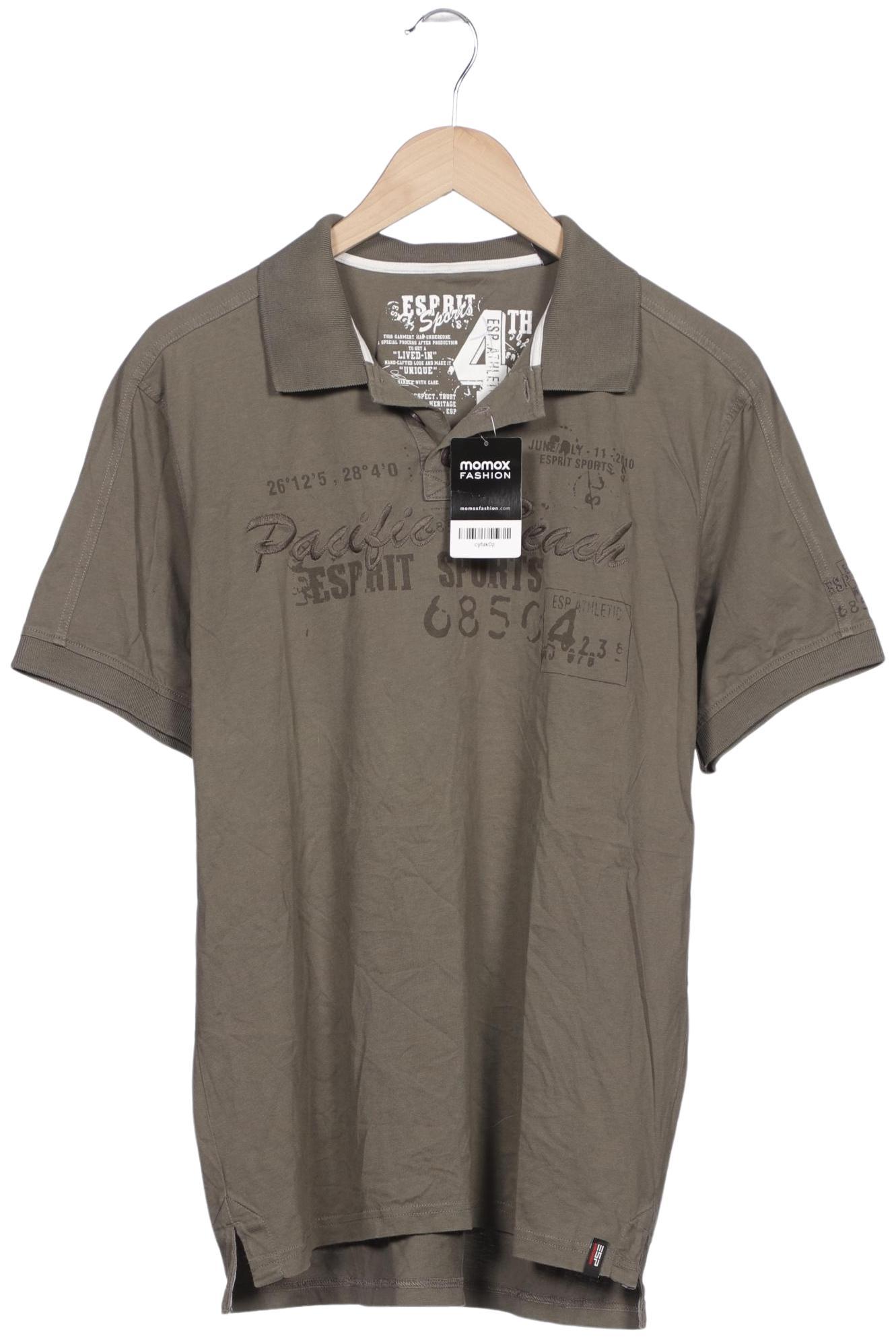 

Esprit Herren Poloshirt, grün, Gr. 52