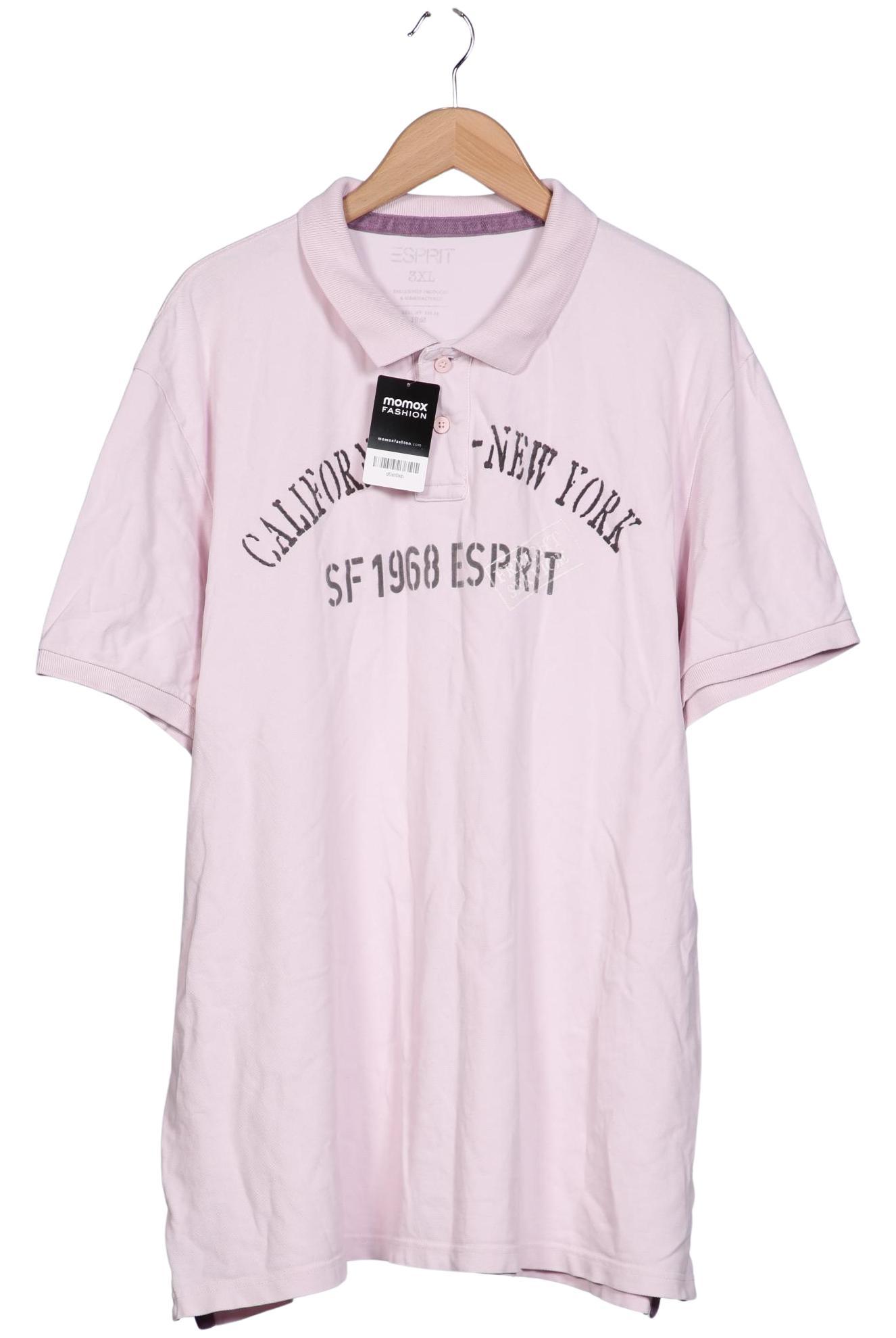 

Esprit Herren Poloshirt, pink, Gr. 58