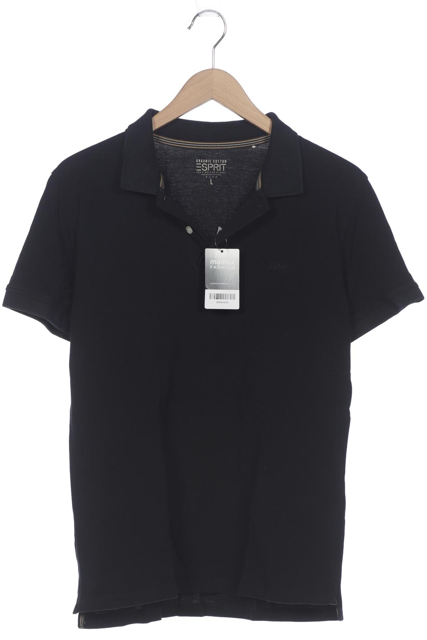 

Esprit Herren Poloshirt, schwarz, Gr. 52