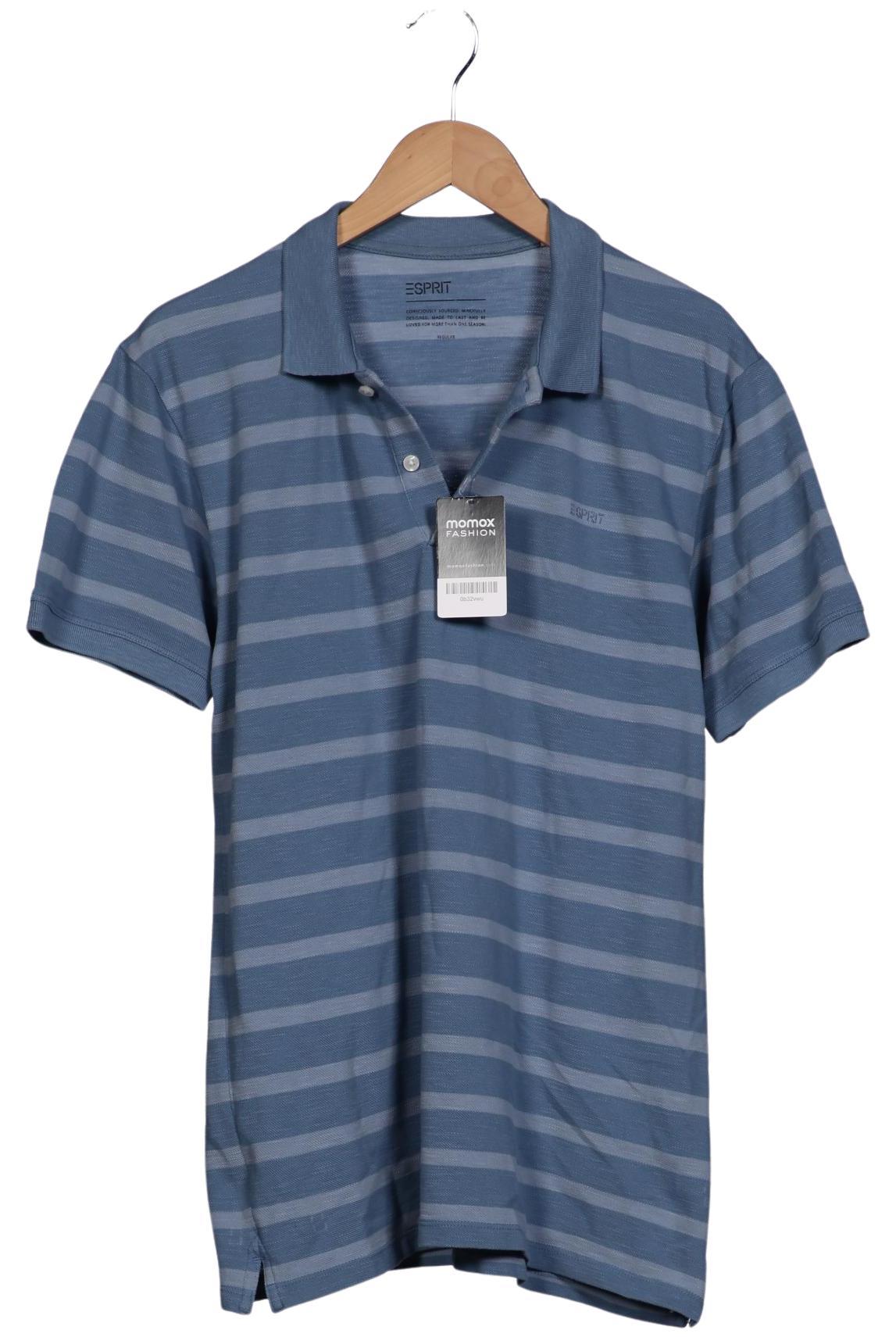 

Esprit Herren Poloshirt, blau, Gr. 48