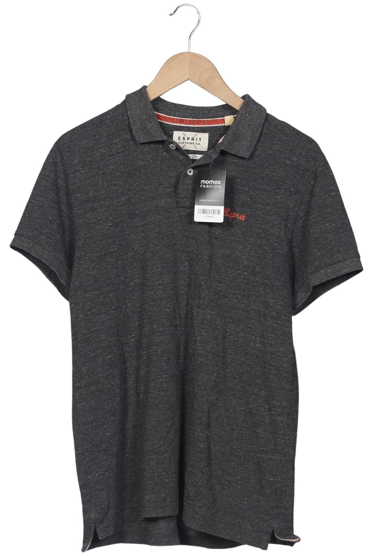 

Esprit Herren Poloshirt, grau, Gr. 52
