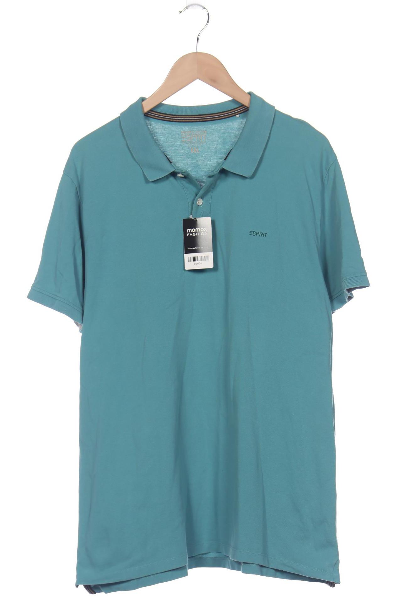 

Esprit Herren Poloshirt, türkis, Gr. 56