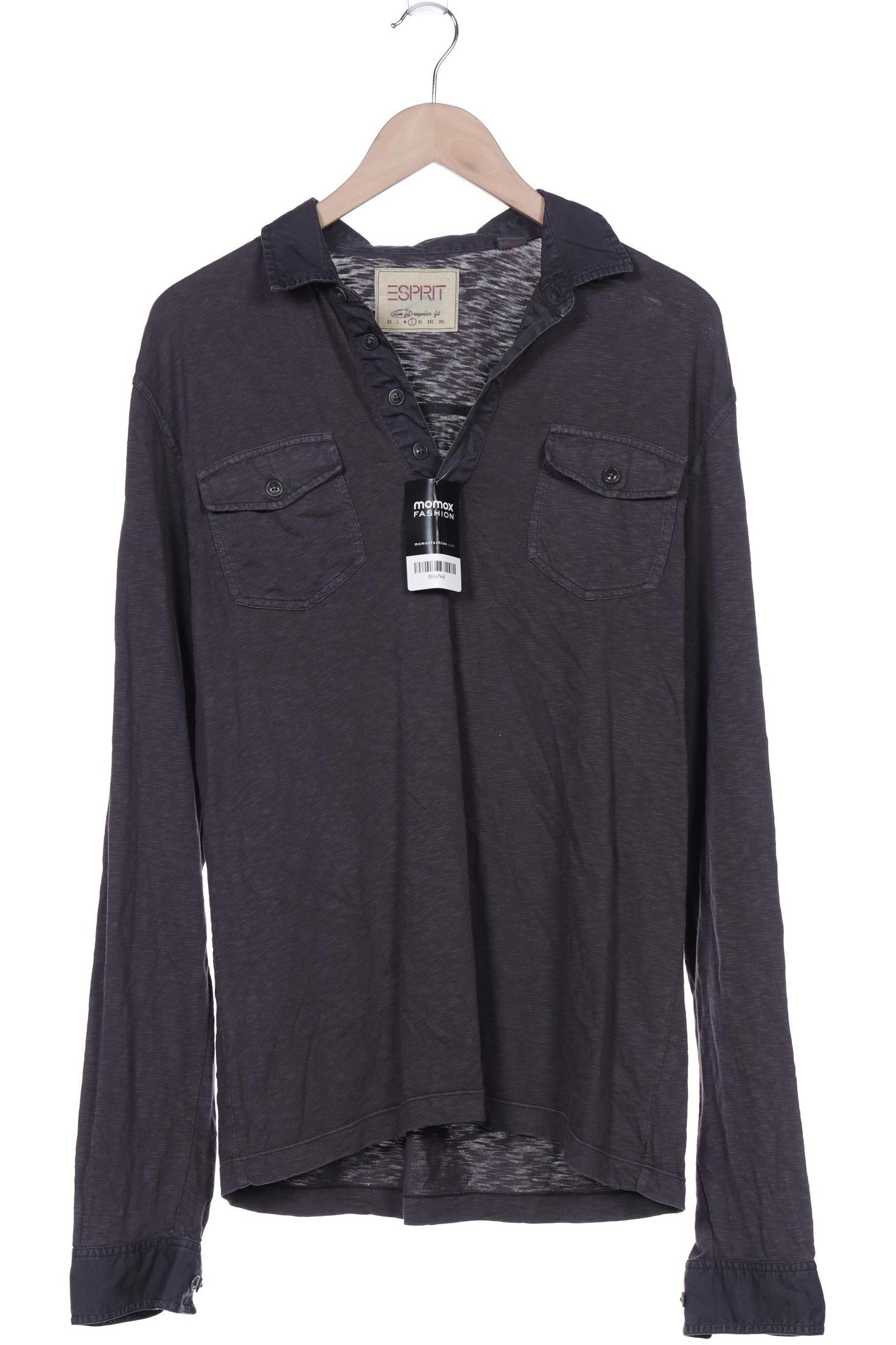 

Esprit Herren Poloshirt, grau, Gr. 52