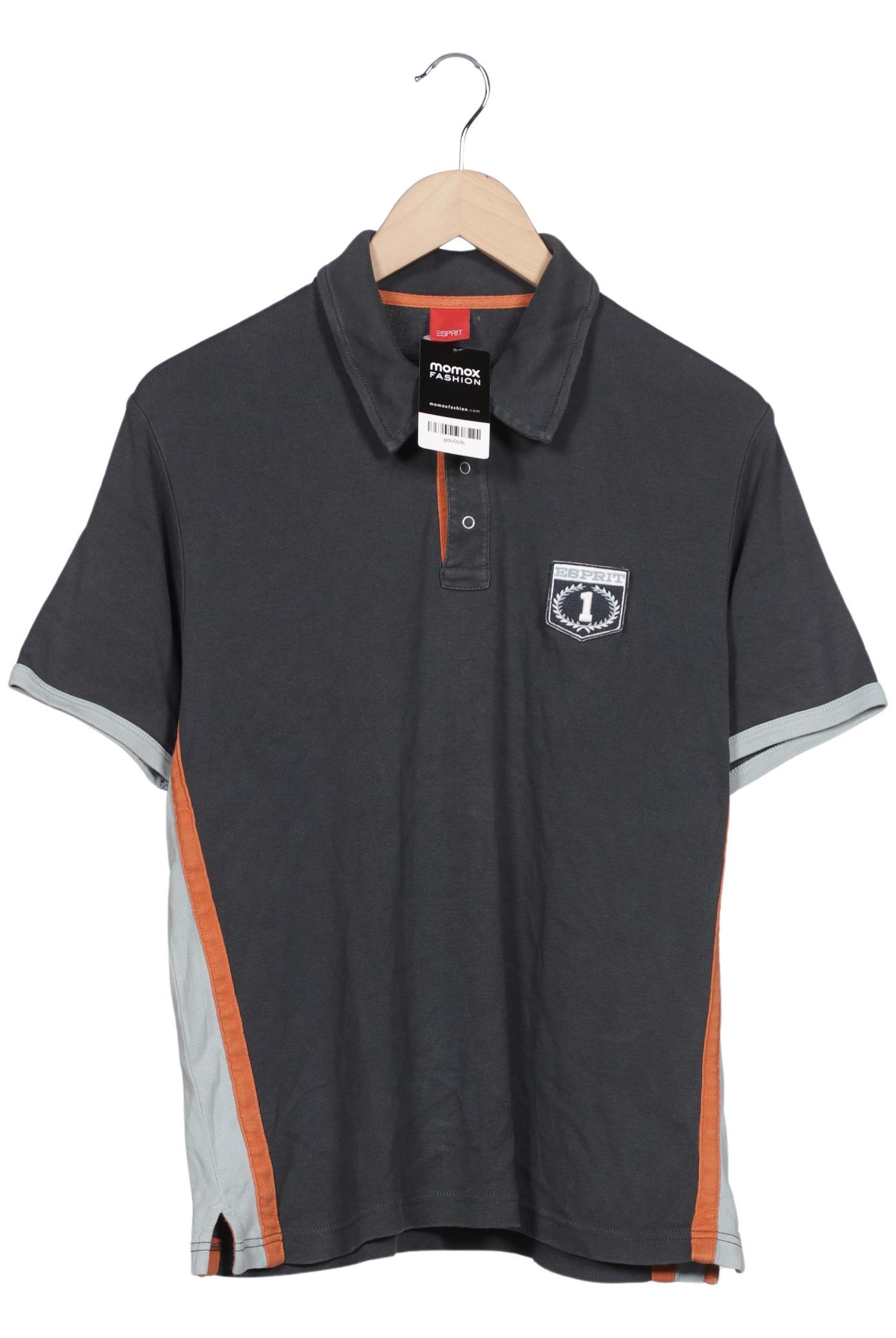 

Esprit Herren Poloshirt, grau, Gr. 52