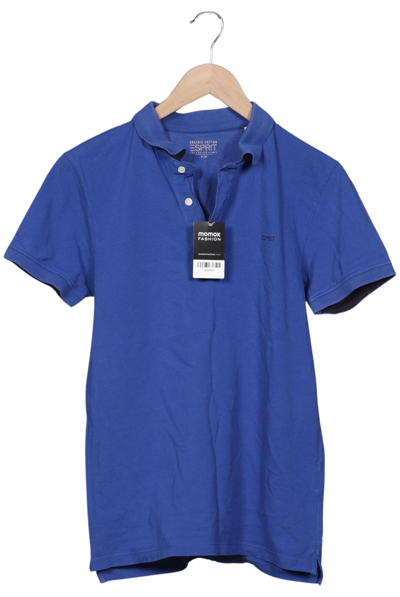 

Esprit Herren Poloshirt, blau, Gr. 48