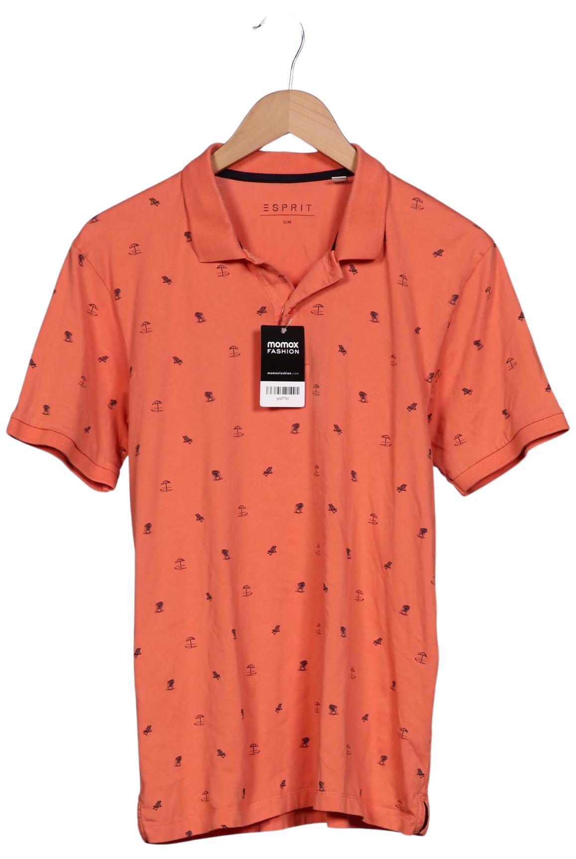 

Esprit Herren Poloshirt, orange, Gr. 48