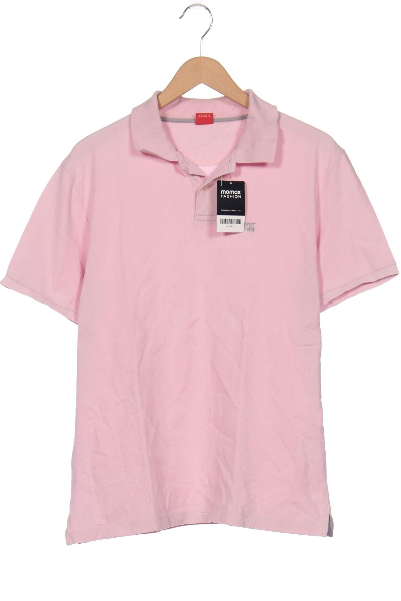 

Esprit Herren Poloshirt, pink, Gr. 54