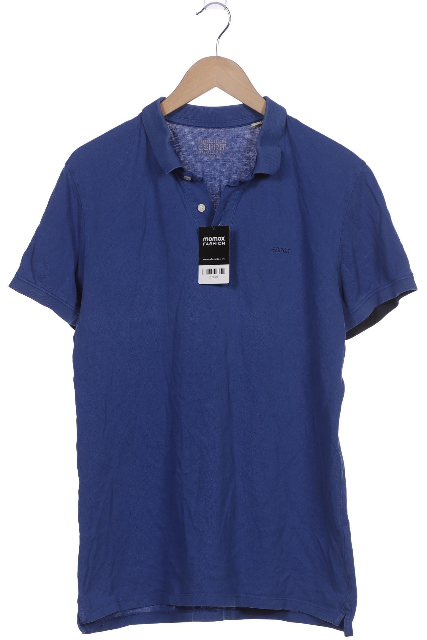 

Esprit Herren Poloshirt, blau, Gr. 54