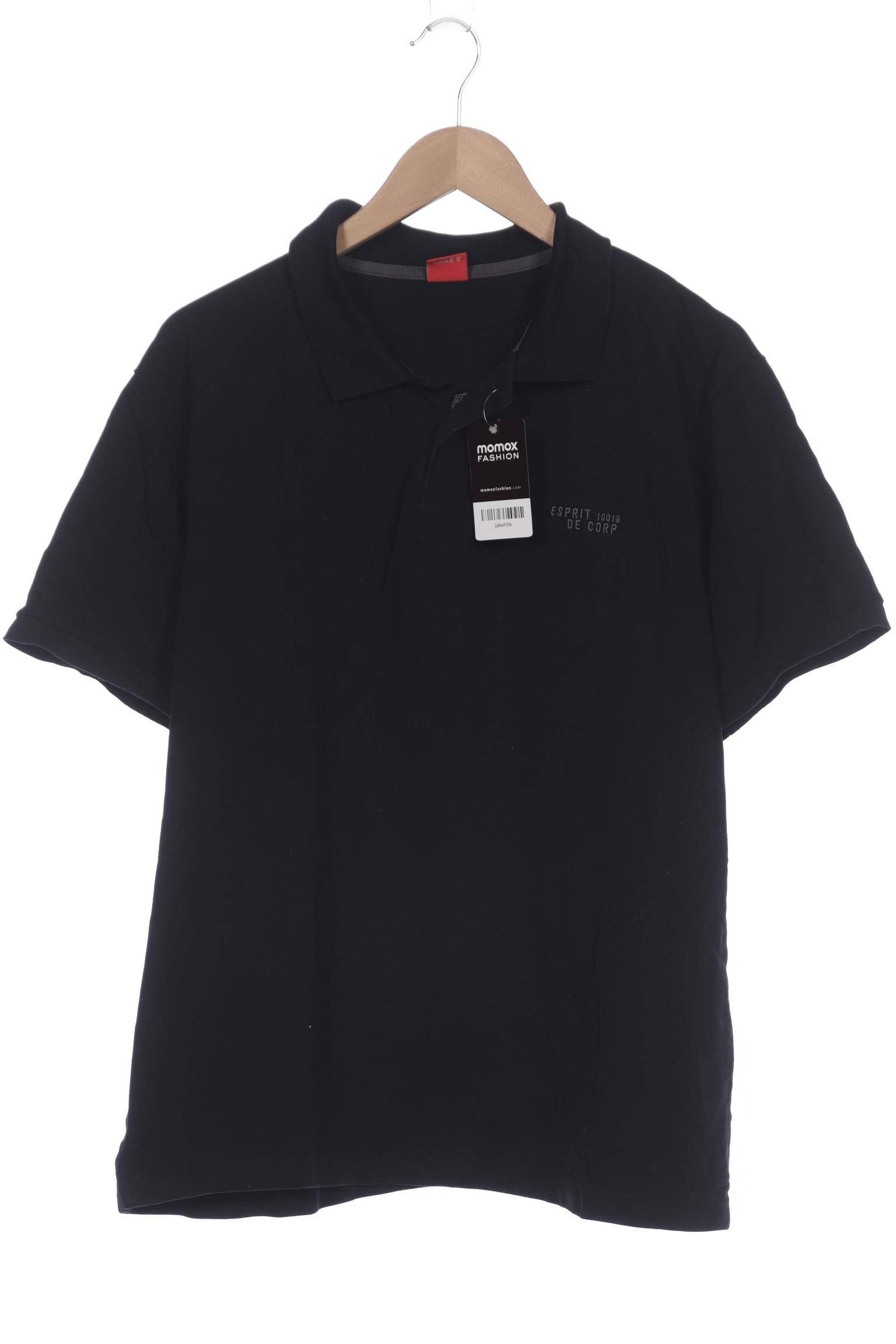 

Esprit Herren Poloshirt, schwarz, Gr. 54