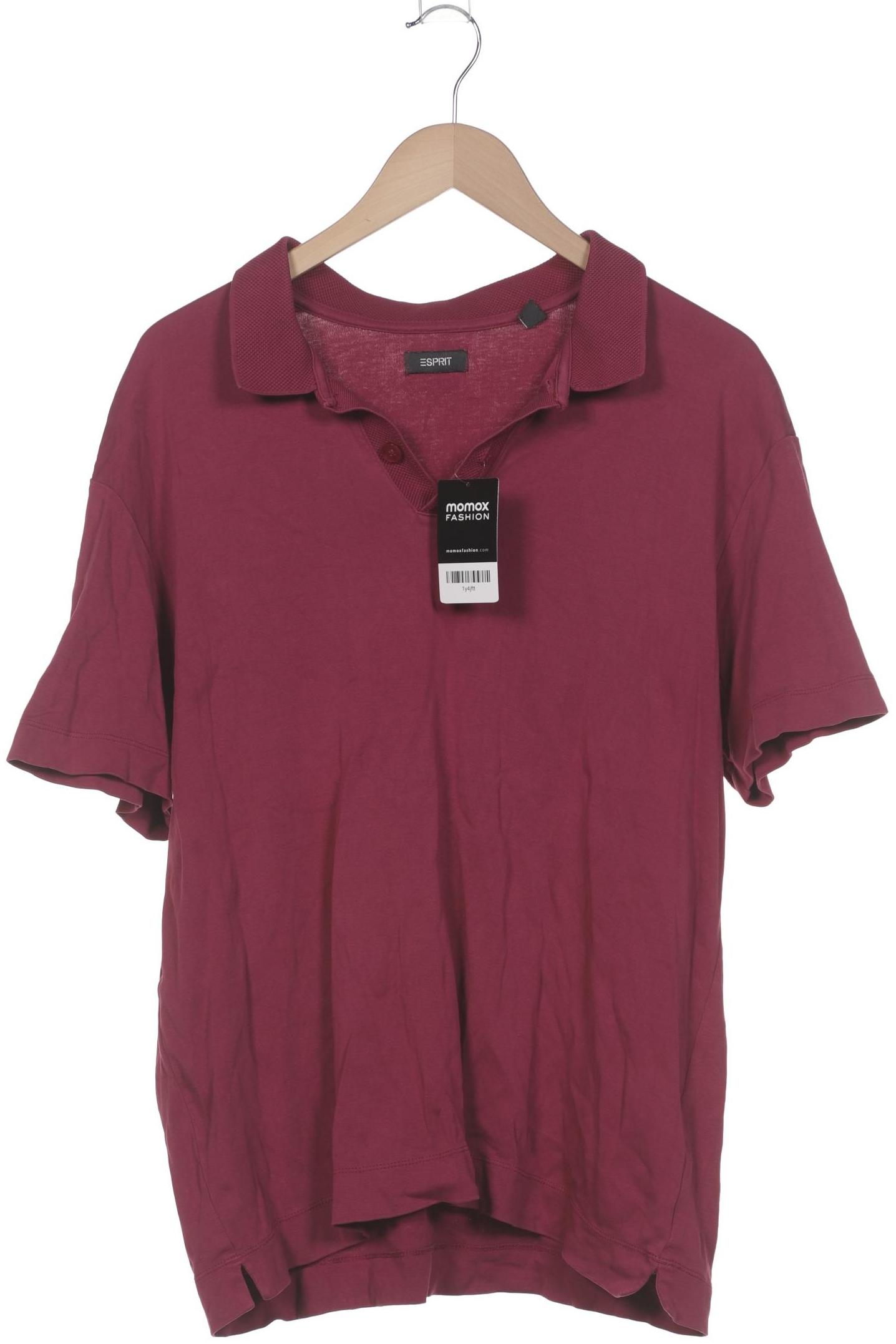 

Esprit Herren Poloshirt, pink, Gr. 52