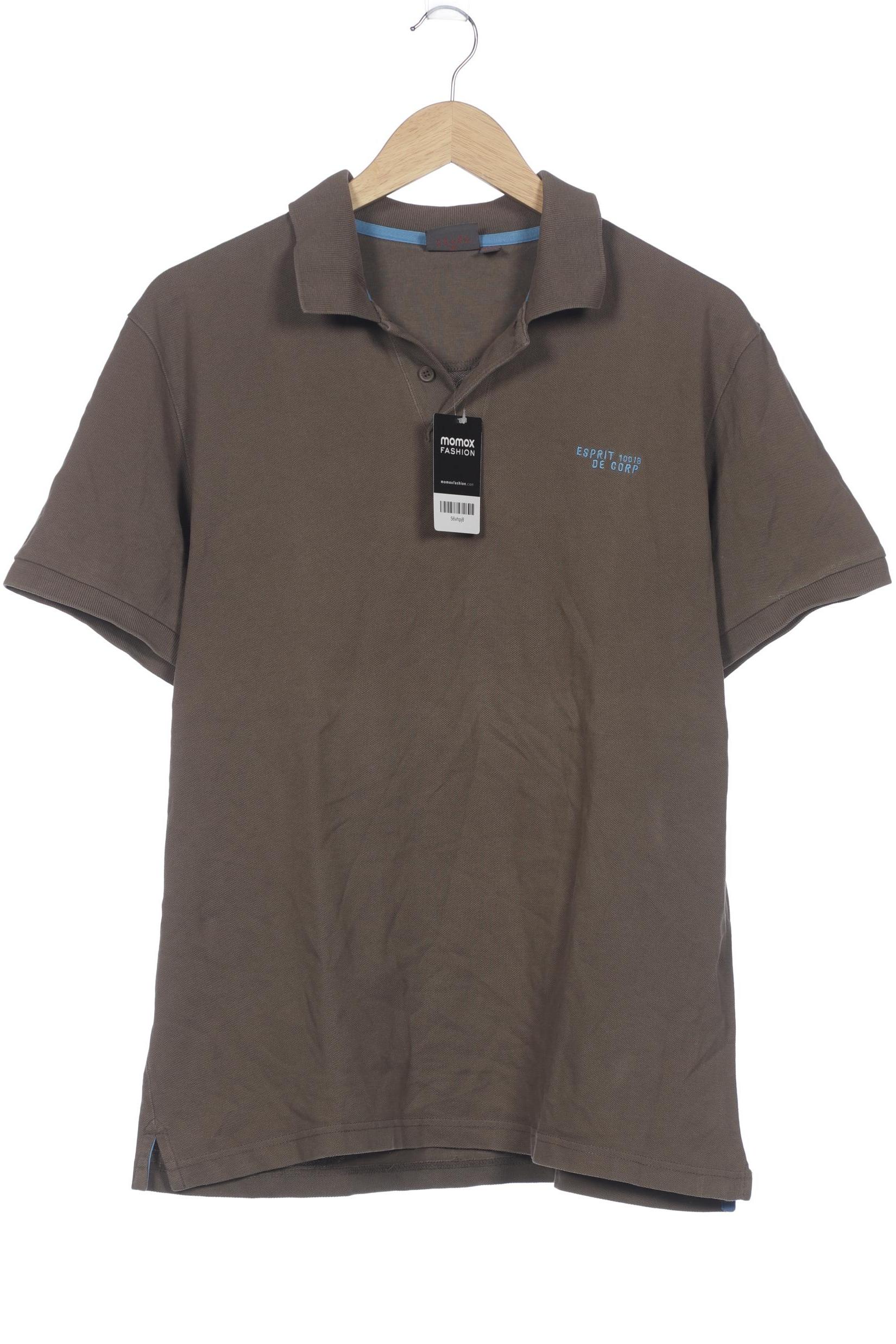 

Esprit Herren Poloshirt, braun, Gr. 54