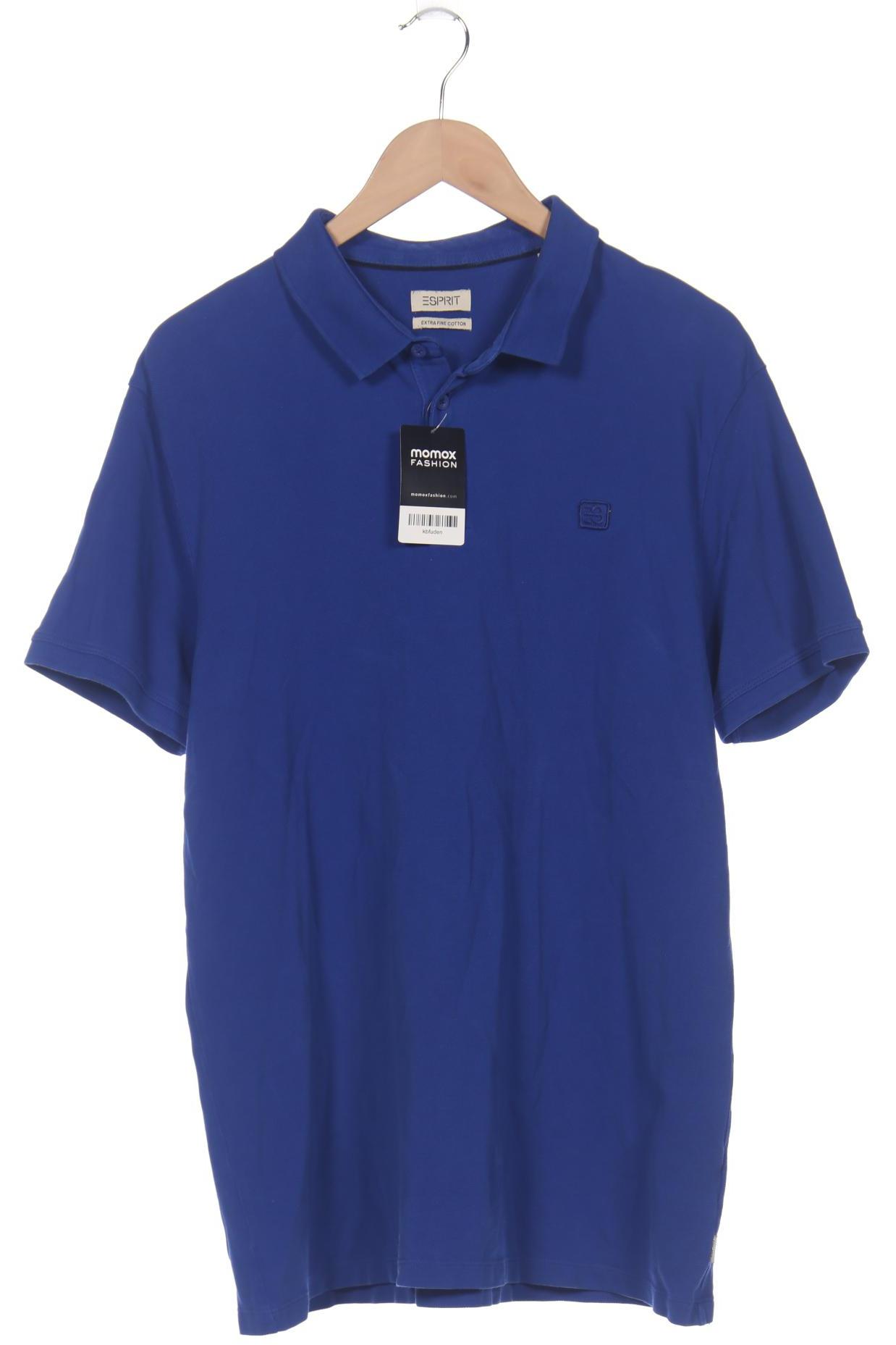 

Esprit Herren Poloshirt, blau, Gr. 56