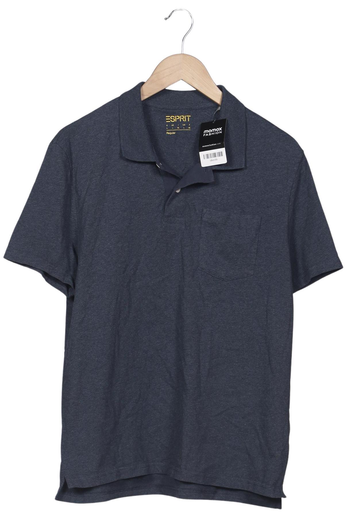 

Esprit Herren Poloshirt, grau, Gr. 52
