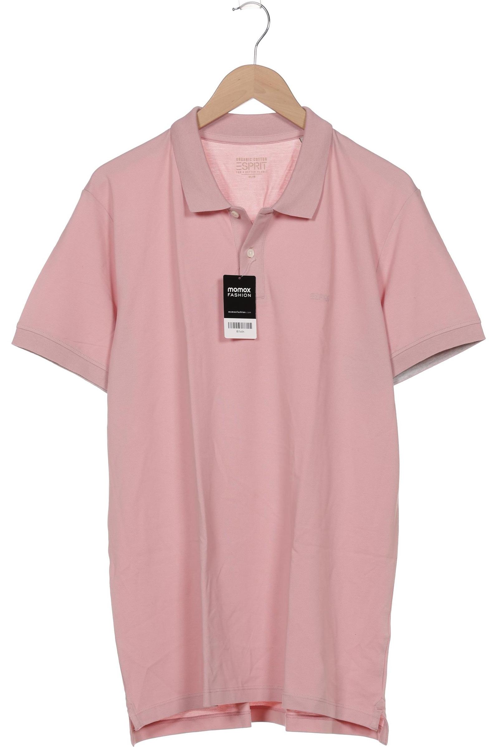 

Esprit Herren Poloshirt, pink, Gr. 54