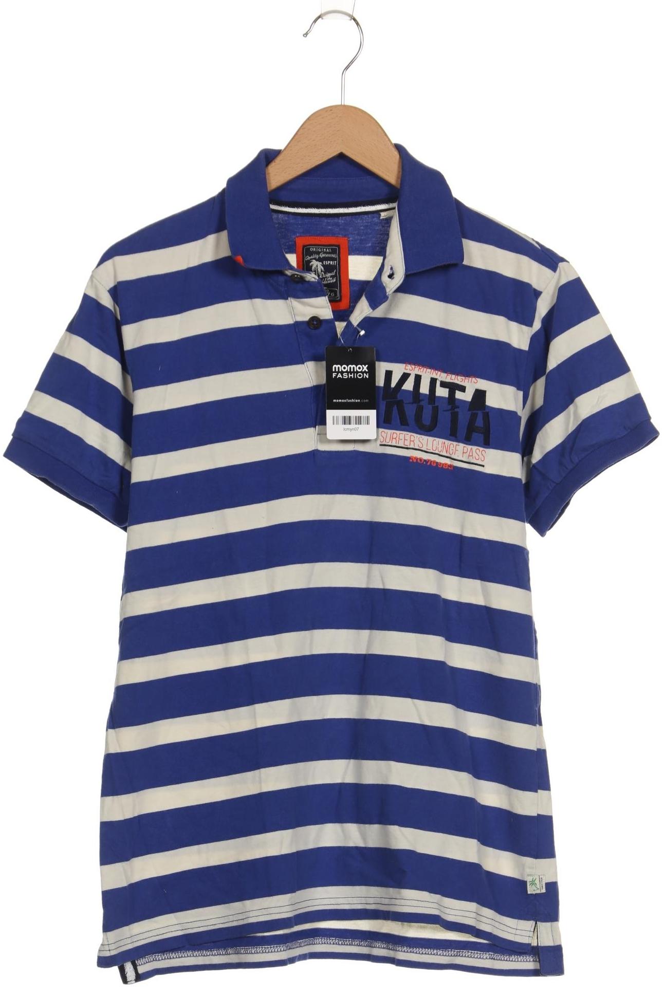 

Esprit Herren Poloshirt, blau, Gr. 52