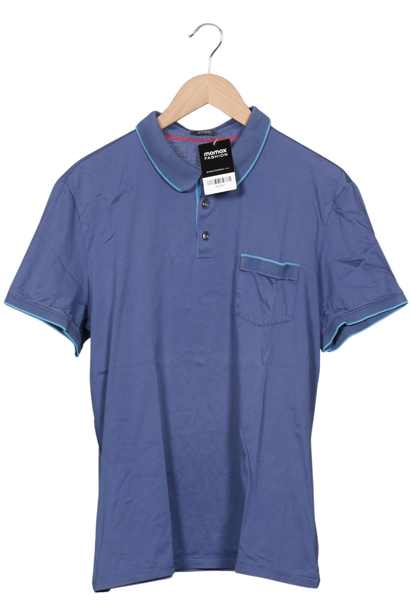

Esprit Herren Poloshirt, blau, Gr. 54