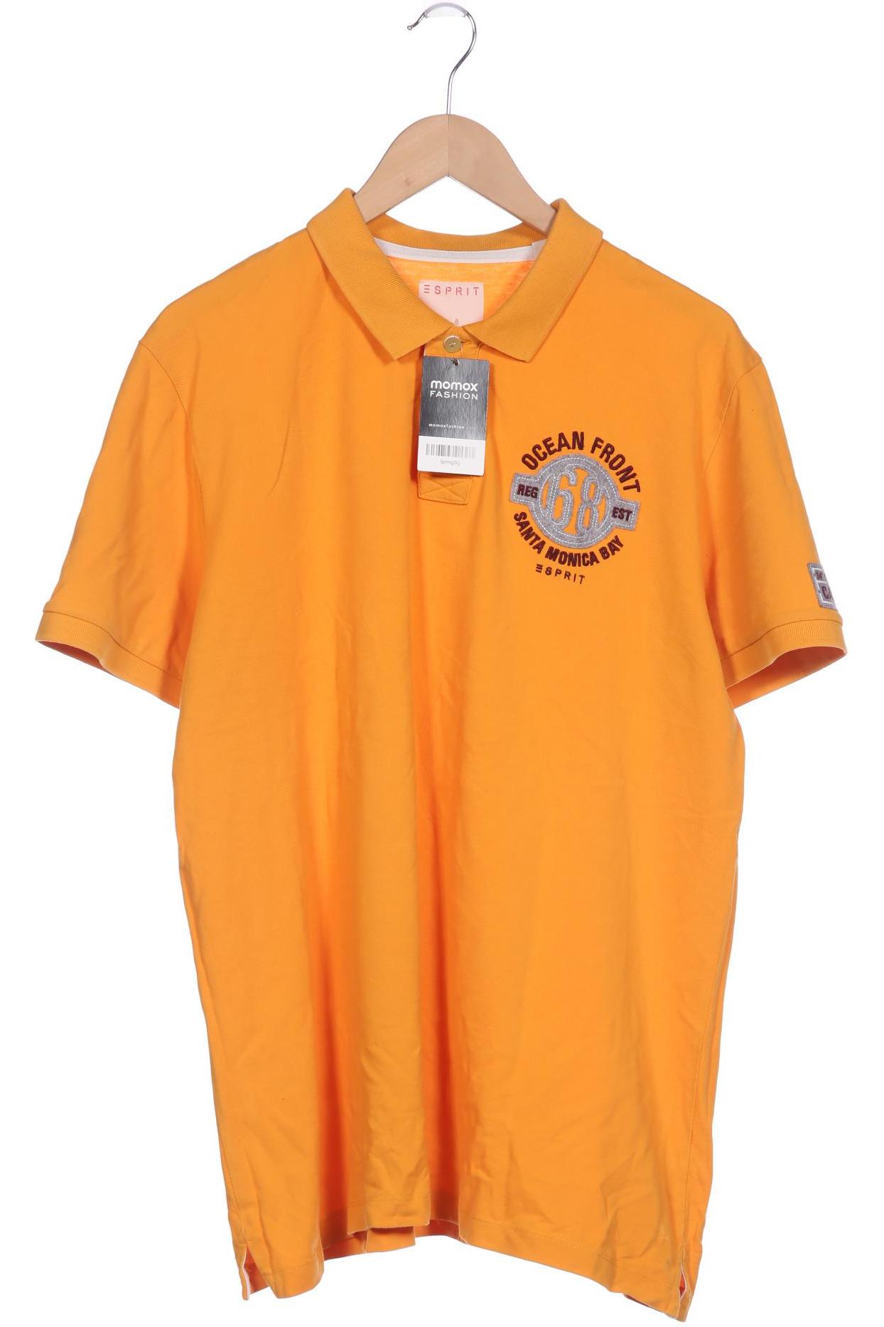

Esprit Herren Poloshirt, orange, Gr. 56