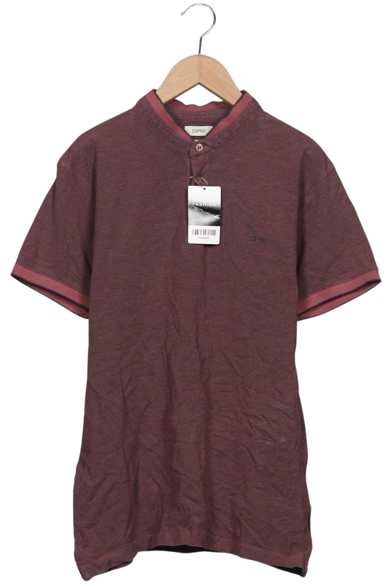 

Esprit Herren Poloshirt, bordeaux, Gr. 48