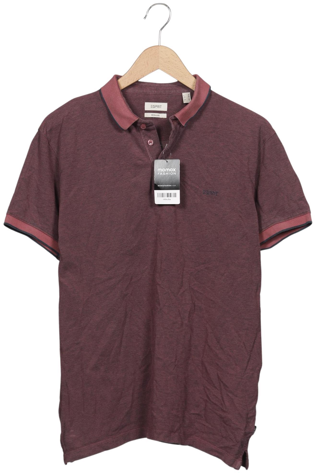 

Esprit Herren Poloshirt, bordeaux, Gr. 48