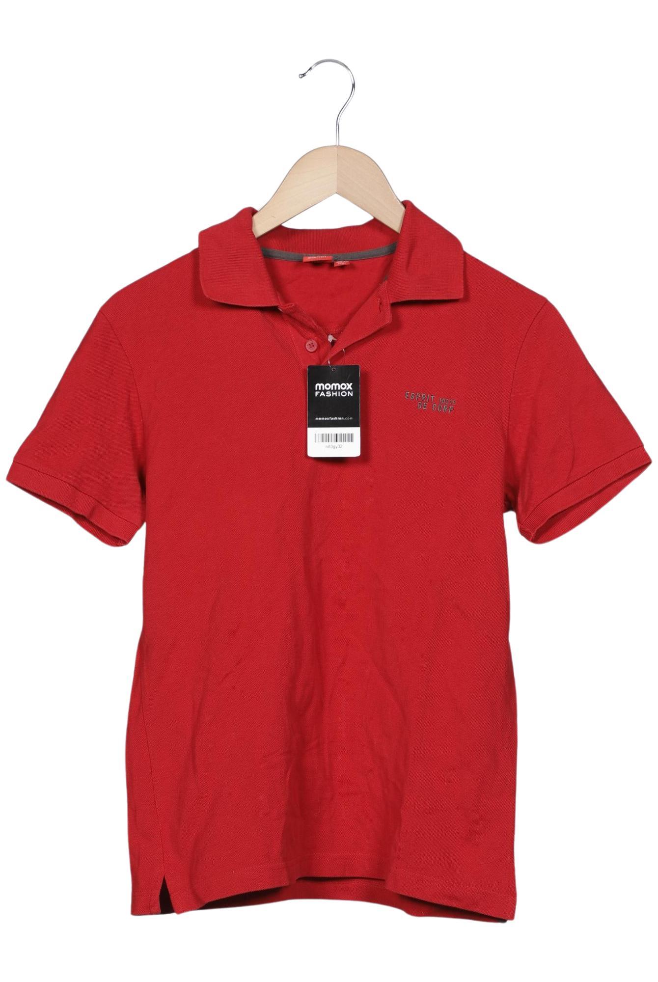 

Esprit Herren Poloshirt, bordeaux, Gr. 46