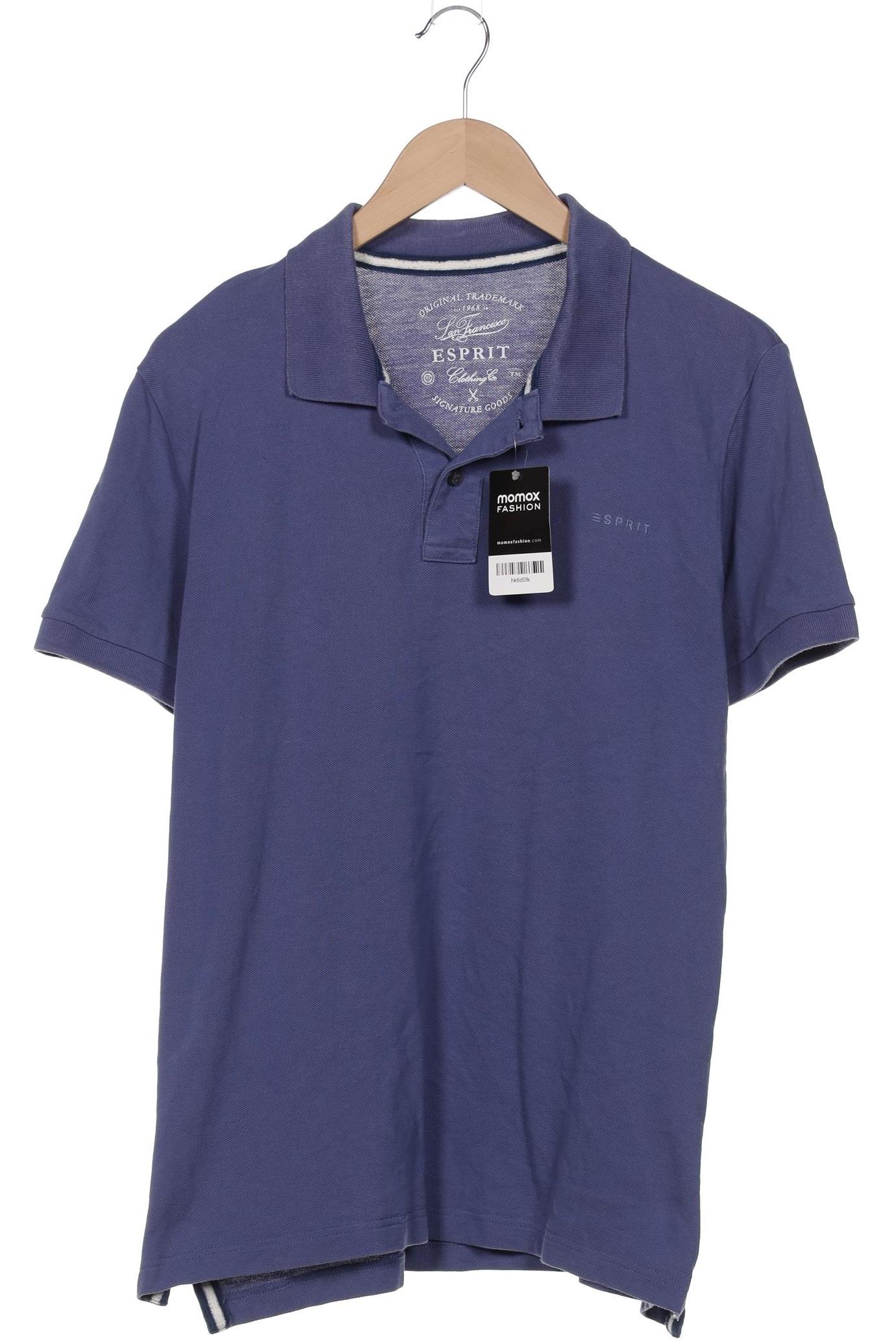 

Esprit Herren Poloshirt, blau, Gr. 54