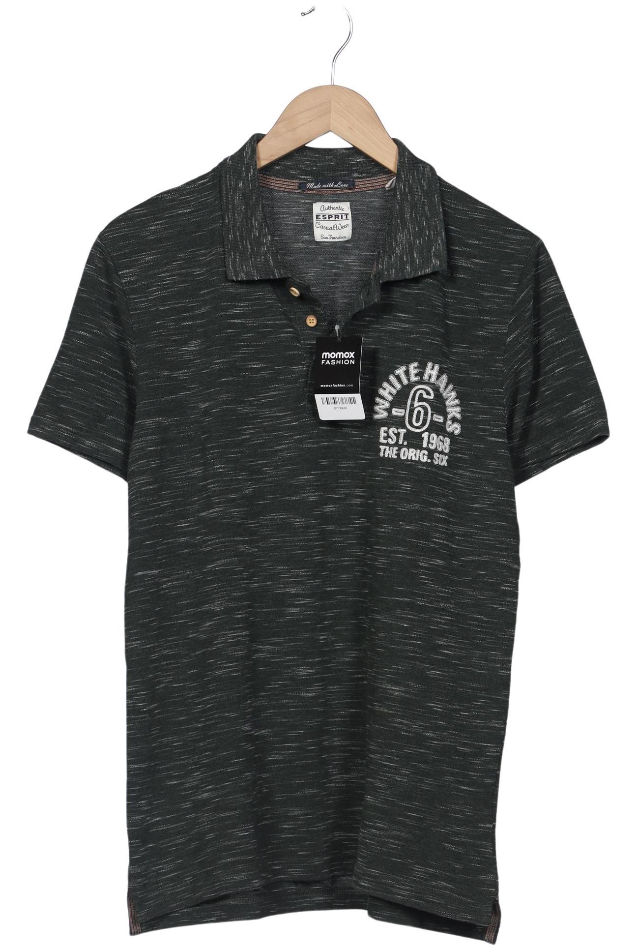 

Esprit Herren Poloshirt, grün, Gr. 52