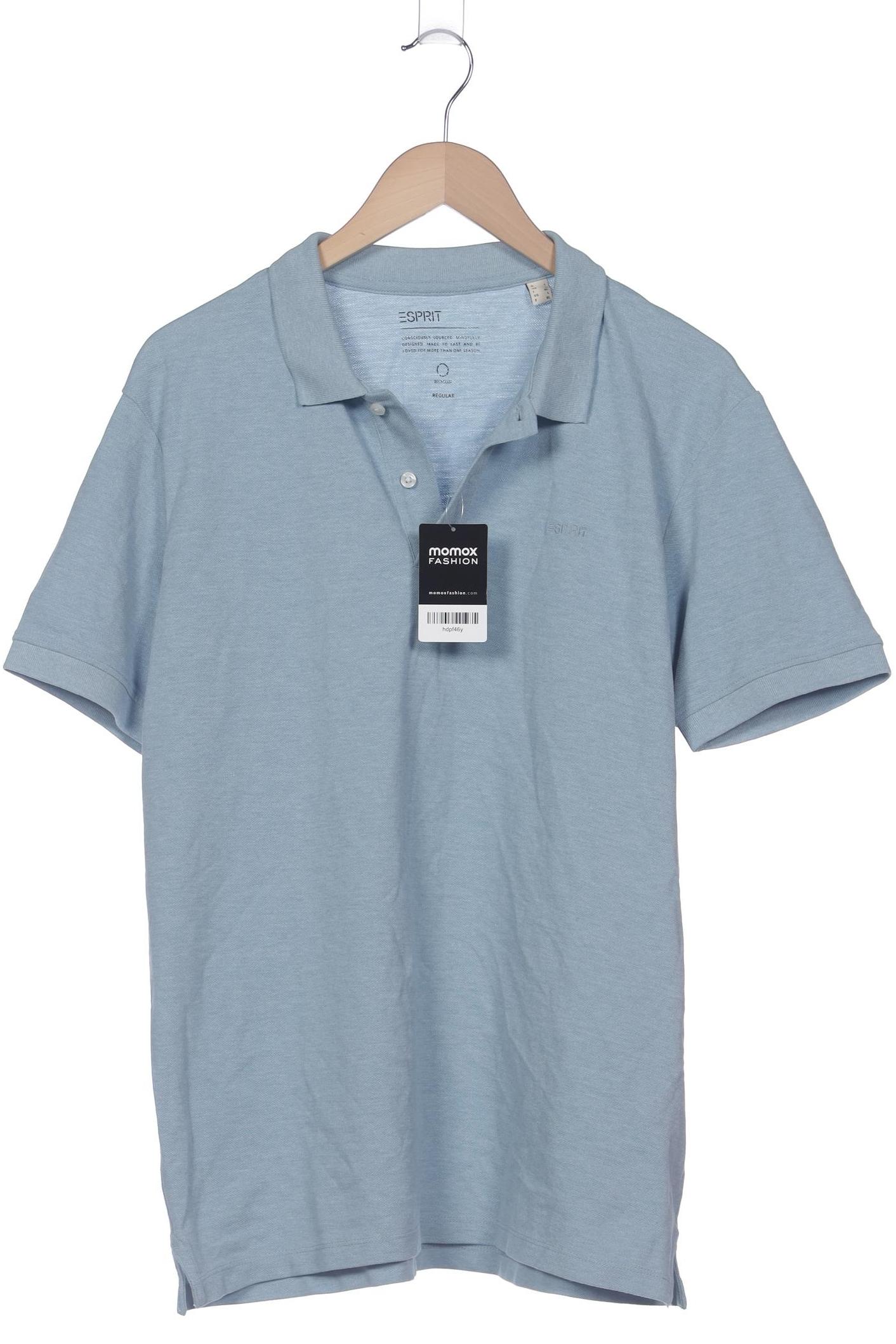 

Esprit Herren Poloshirt, blau, Gr. 52