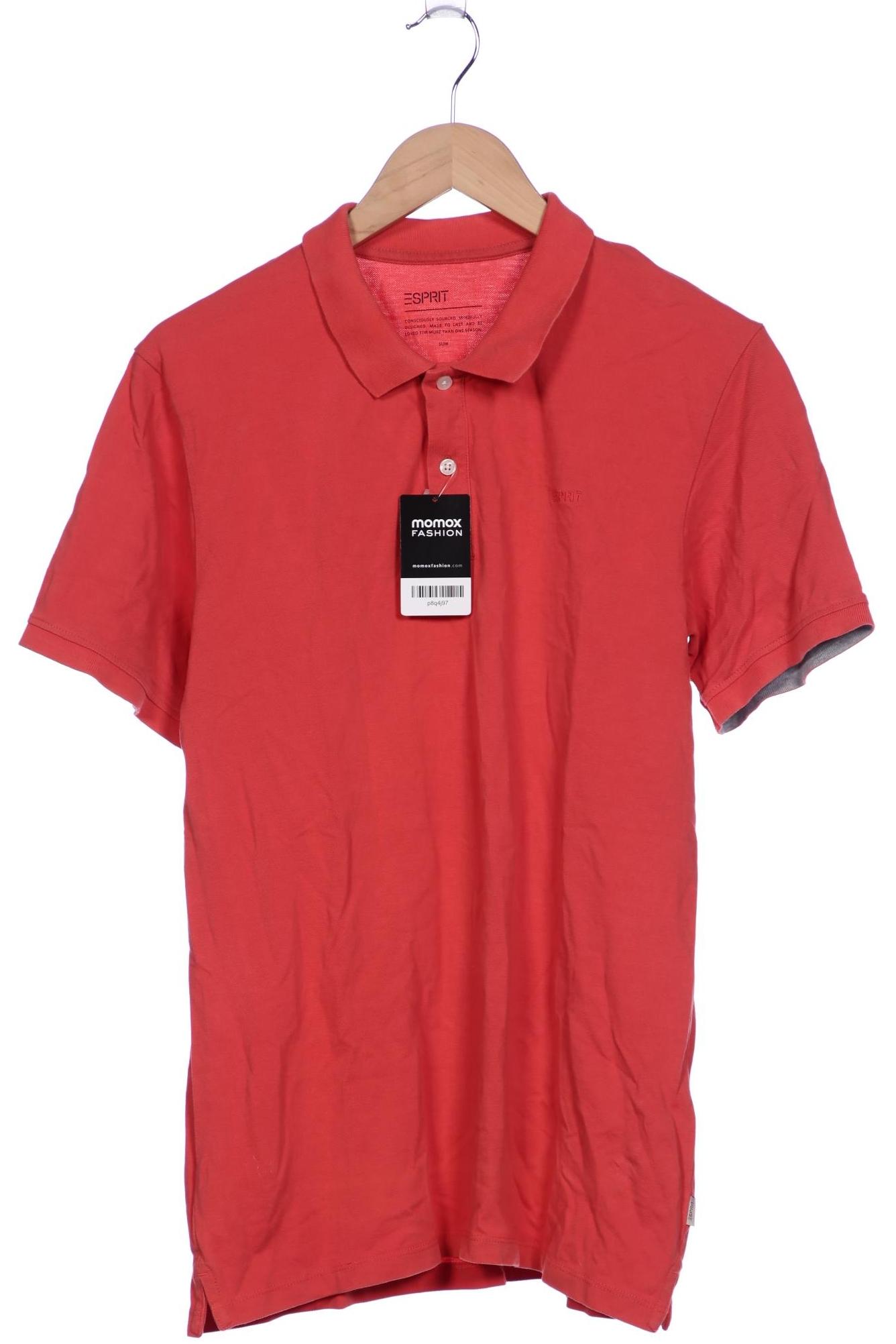 

Esprit Herren Poloshirt, pink, Gr. 52