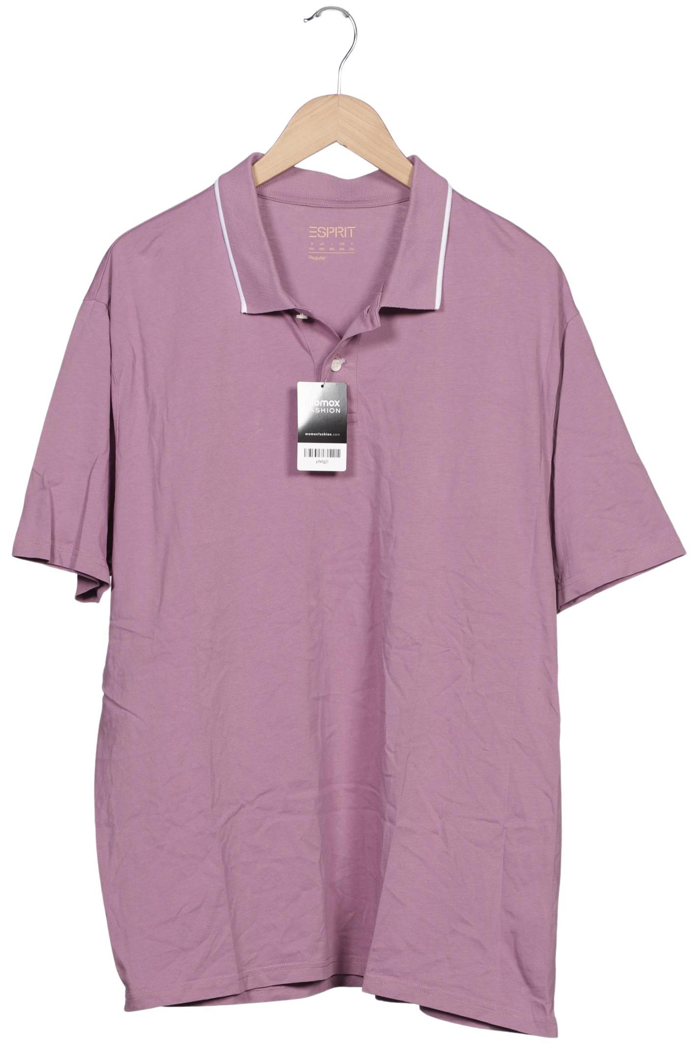 

Esprit Herren Poloshirt, pink, Gr. 56