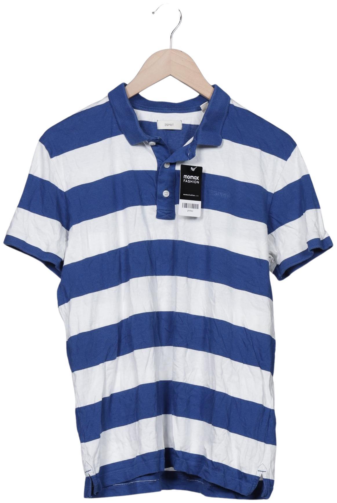 

Esprit Herren Poloshirt, blau, Gr. 48