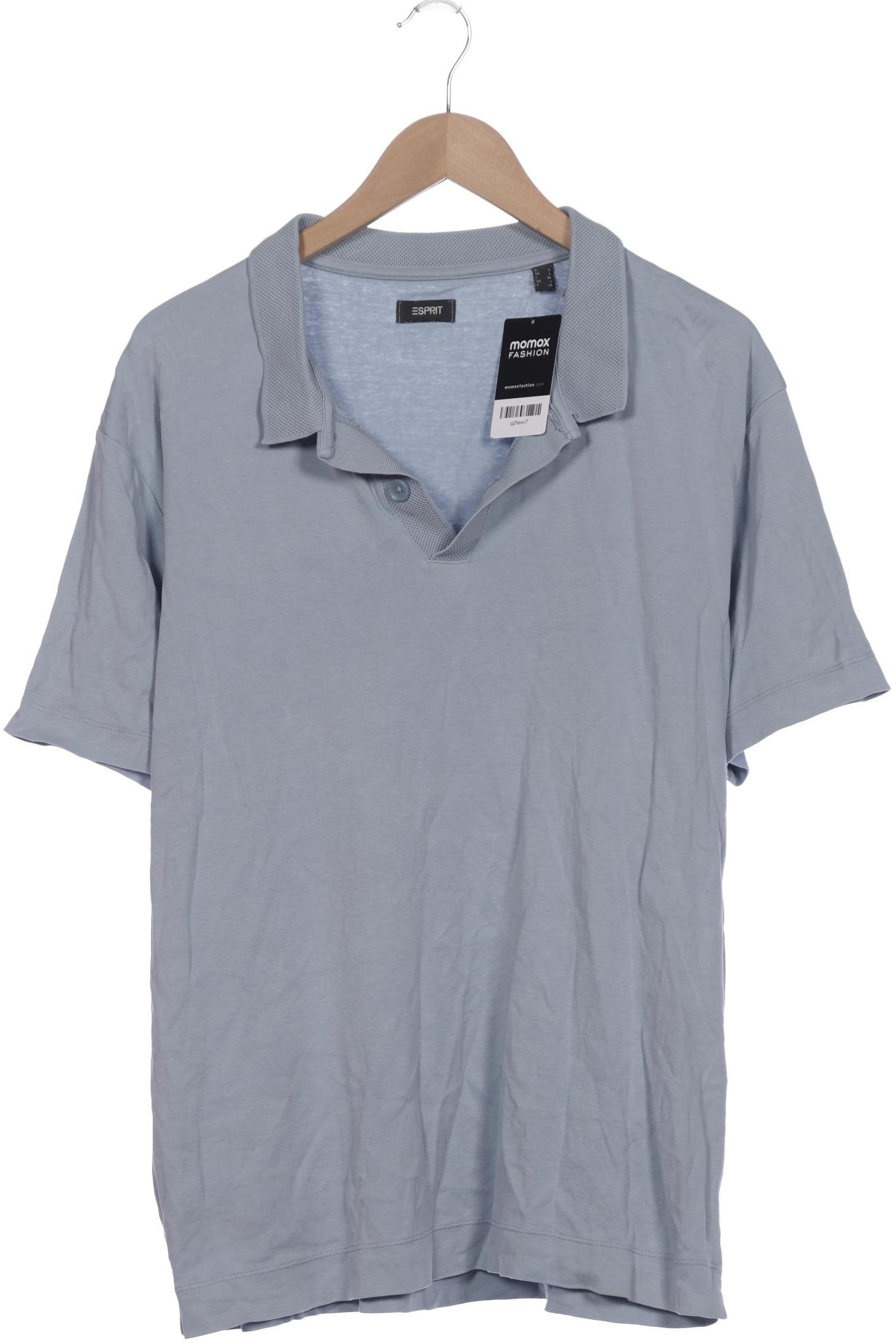 

Esprit Herren Poloshirt, blau, Gr. 52